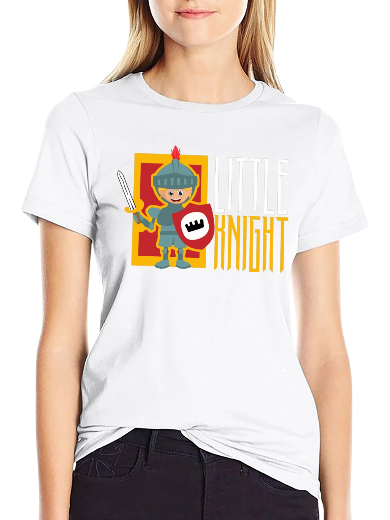 Little Knight Black T-Shirt