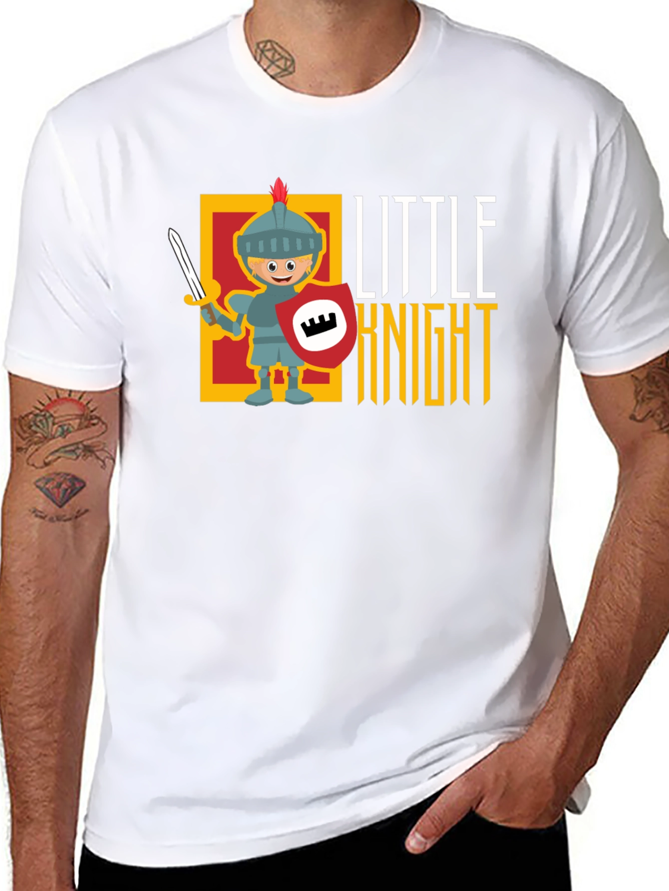 Little Knight Black T-Shirt