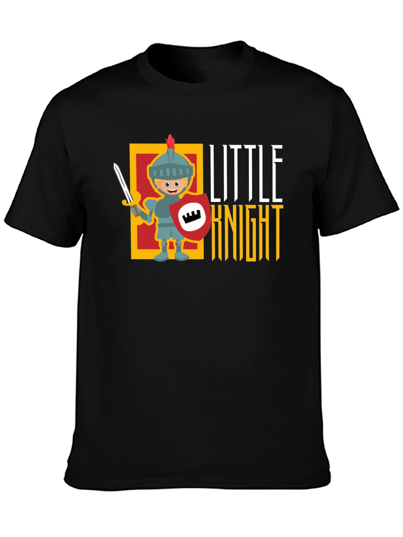 Little Knight Black T-Shirt