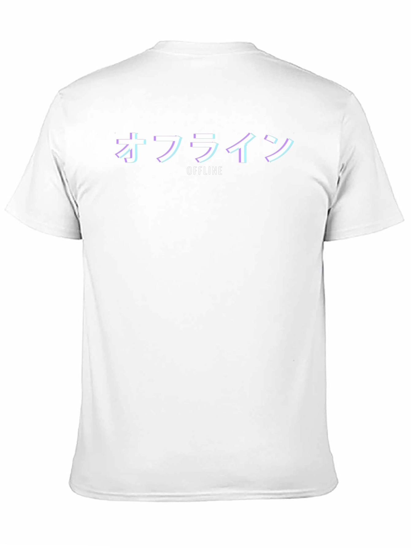 Offline Glitch Tee - Vaporwave Style