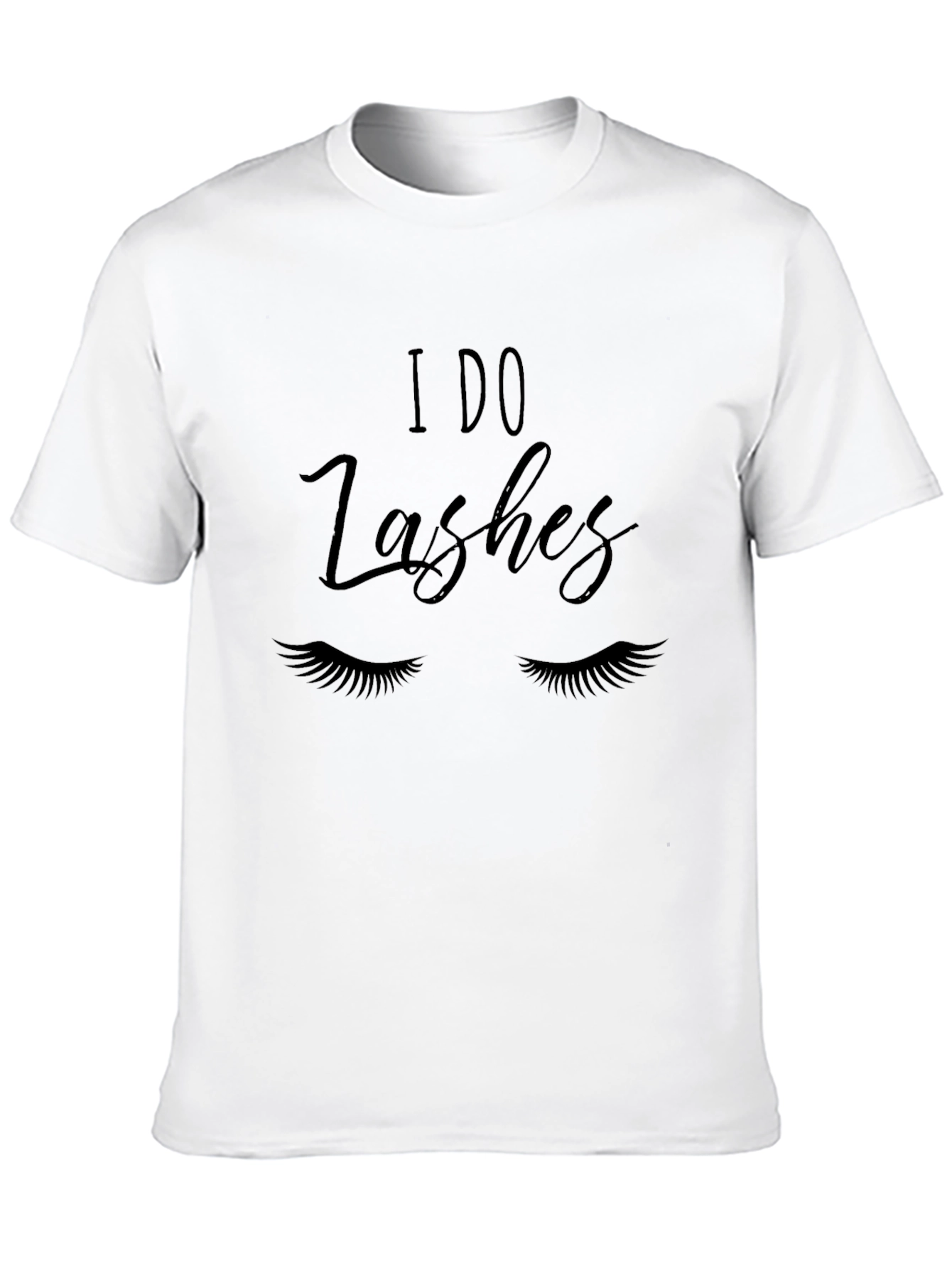 I DO Lashes Black Tee Shirt
