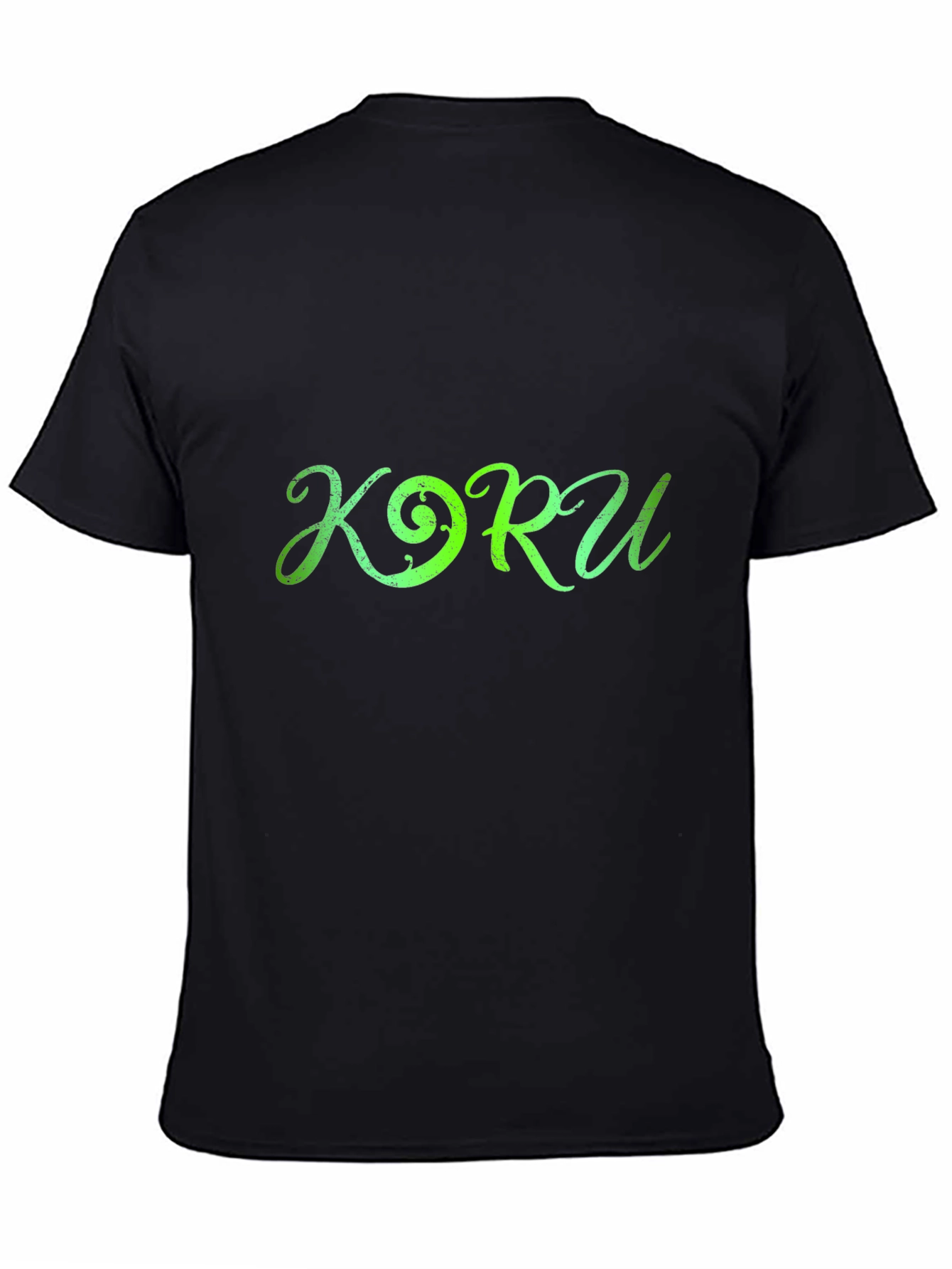 Koru Design Black T-Shirt