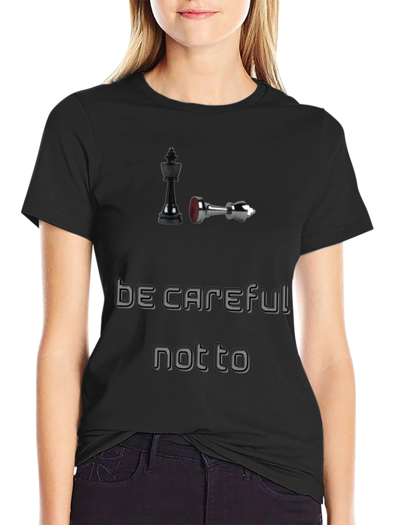 Chess King T-Shirt: Be Careful Not To Fall