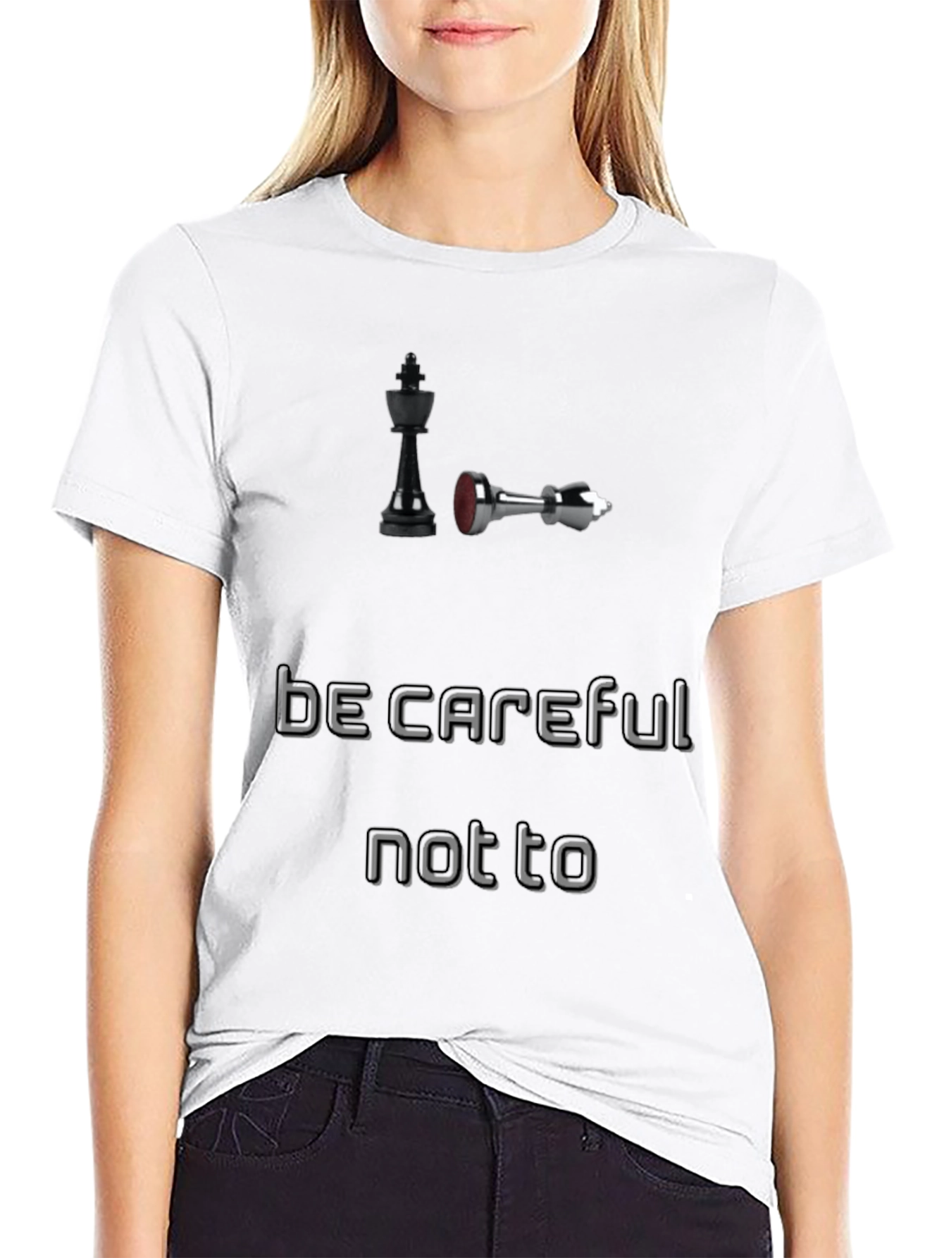 Chess King T-Shirt: Be Careful Not To Fall