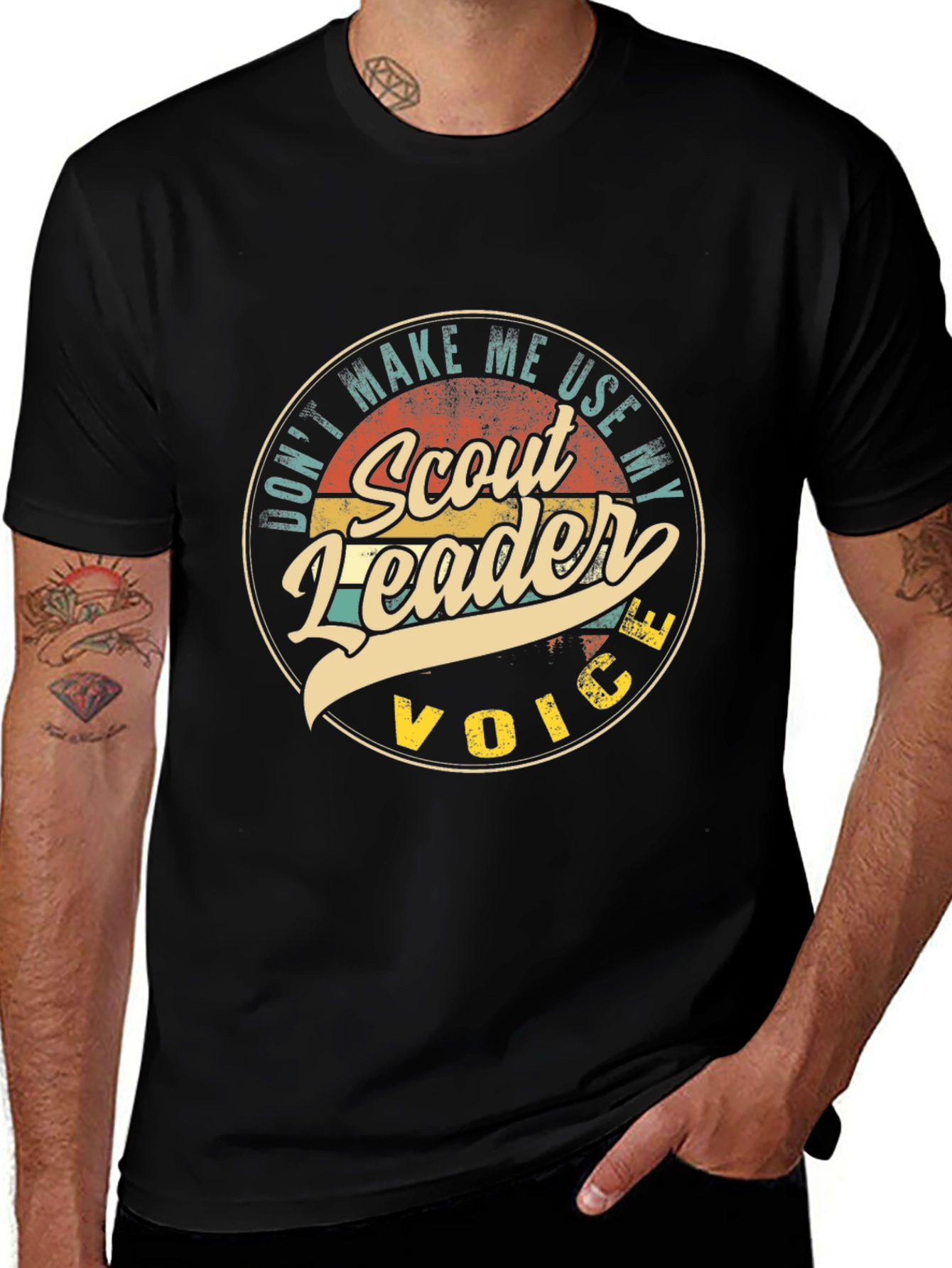 Scout Leader Graphic T-Shirt - Funny Camping Tee