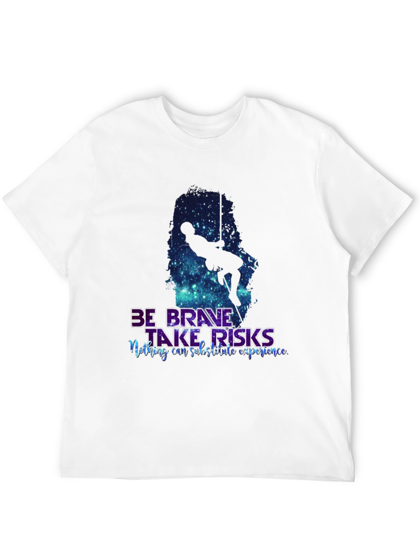 Be Brave Tee: Galaxy Climber Graphic Shirt