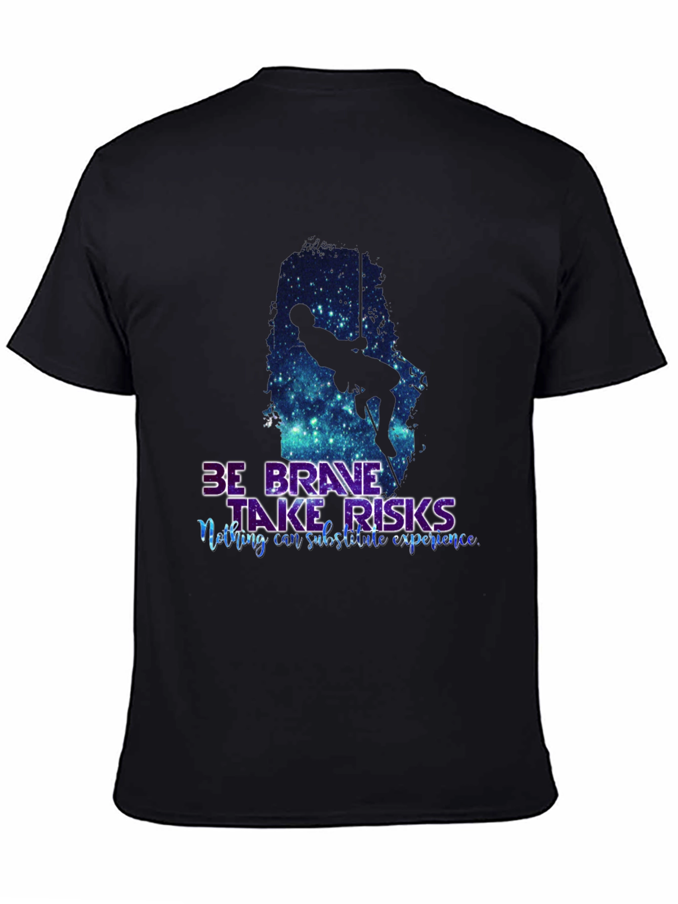 Be Brave Tee: Galaxy Climber Graphic Shirt