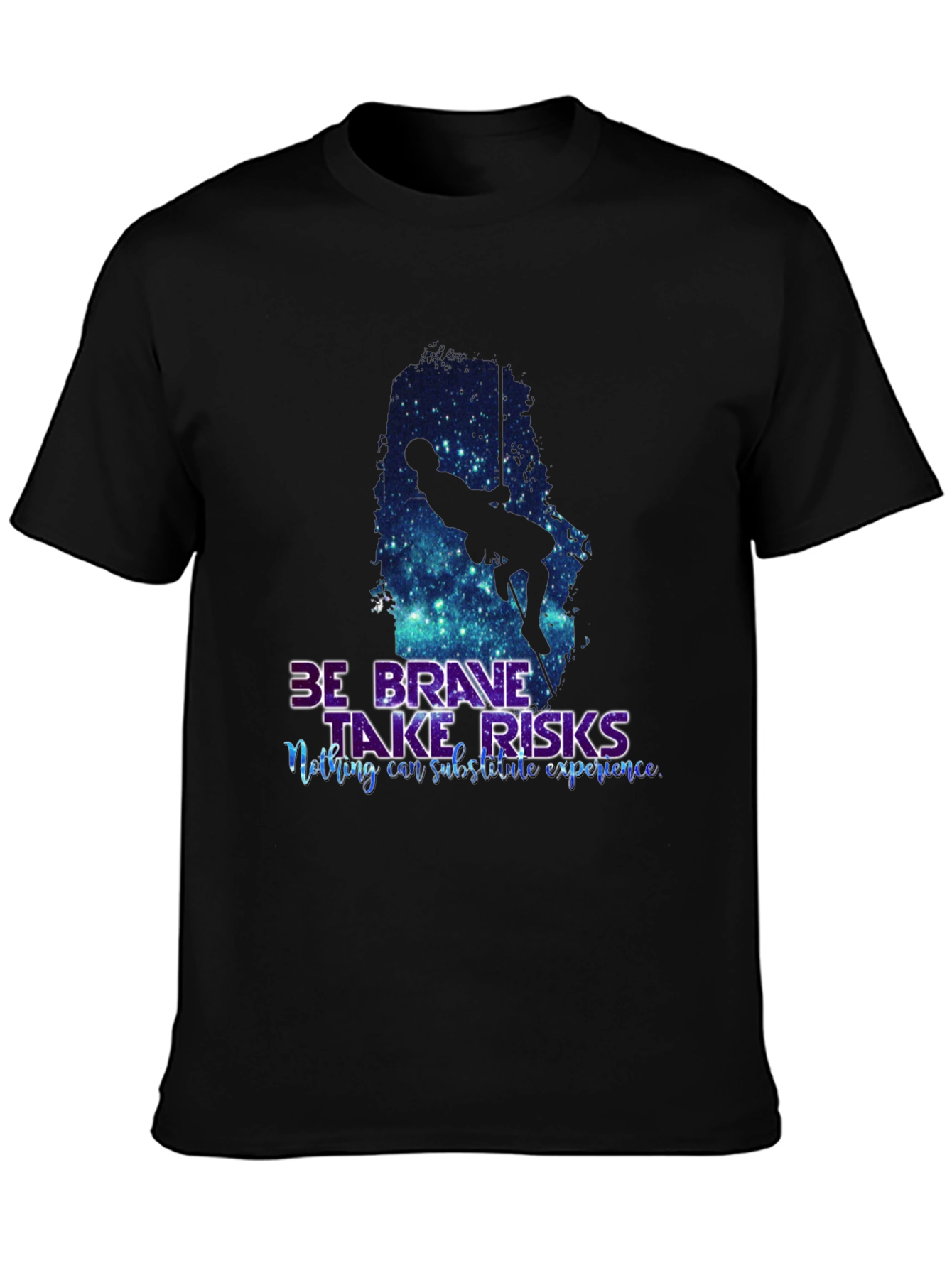 Be Brave Tee: Galaxy Climber Graphic Shirt