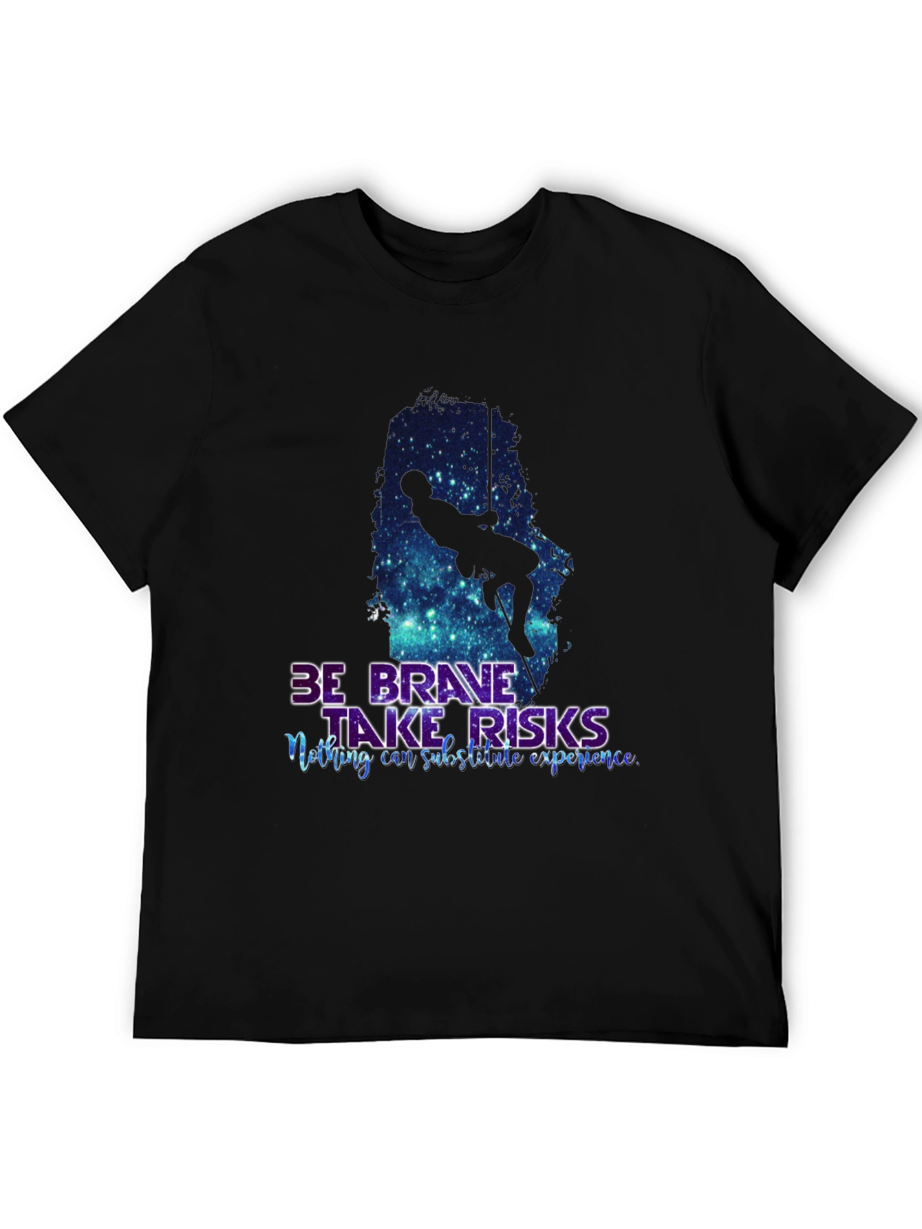 Be Brave Tee: Galaxy Climber Graphic Shirt