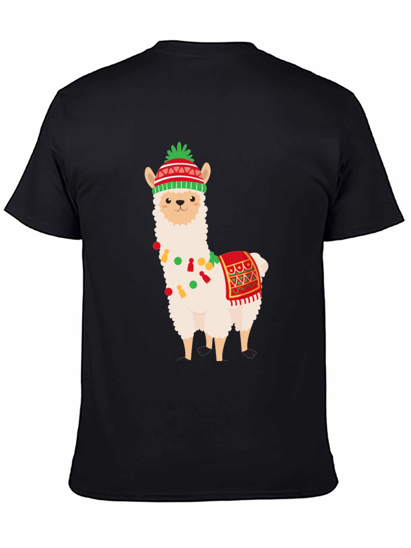 Festive Llama T-Shirt - Holiday Fun!