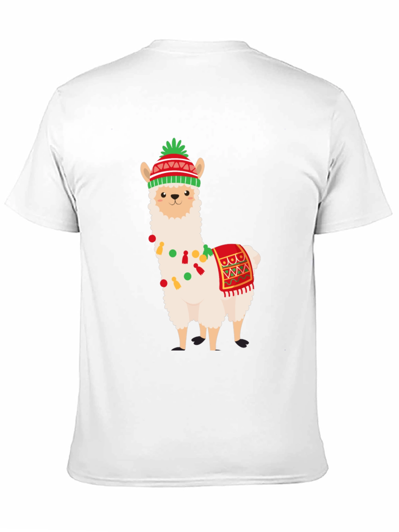 Festive Llama T-Shirt - Holiday Fun!