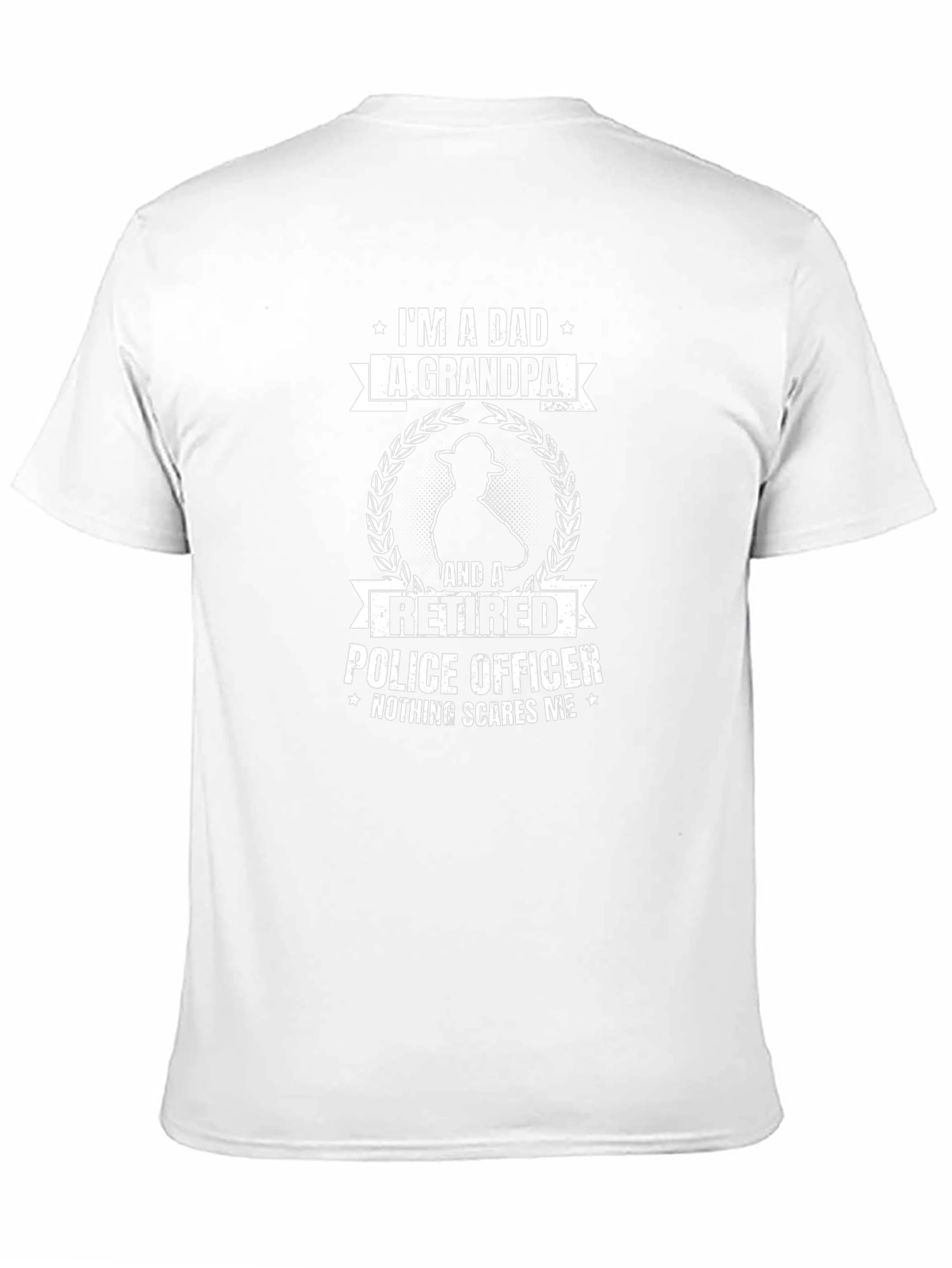 Dad Grandpa Retired Police Officer T-Shirt