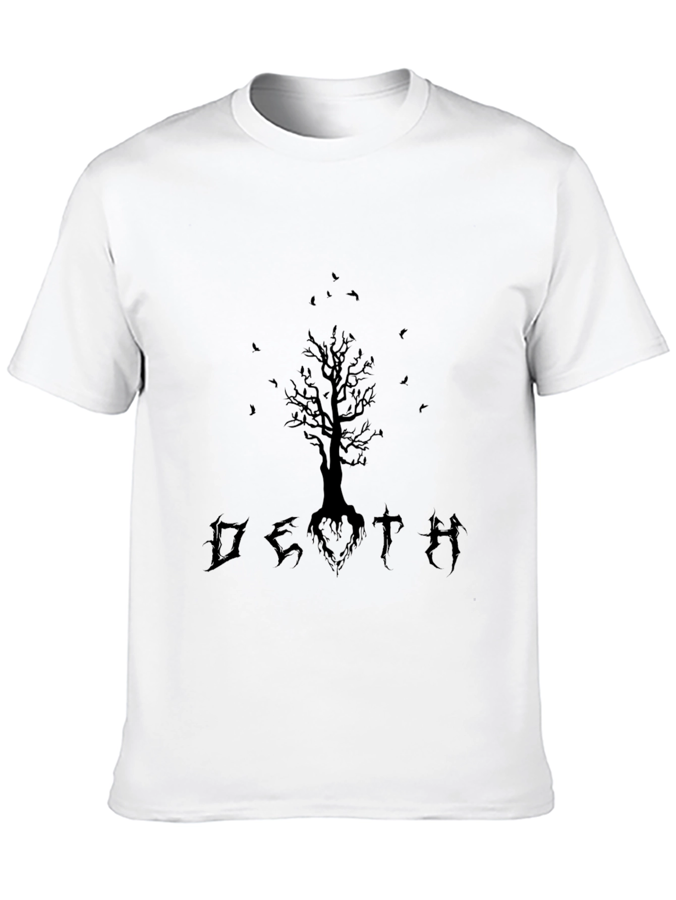 Death Tree Graphic T-Shirt - Gothic Style