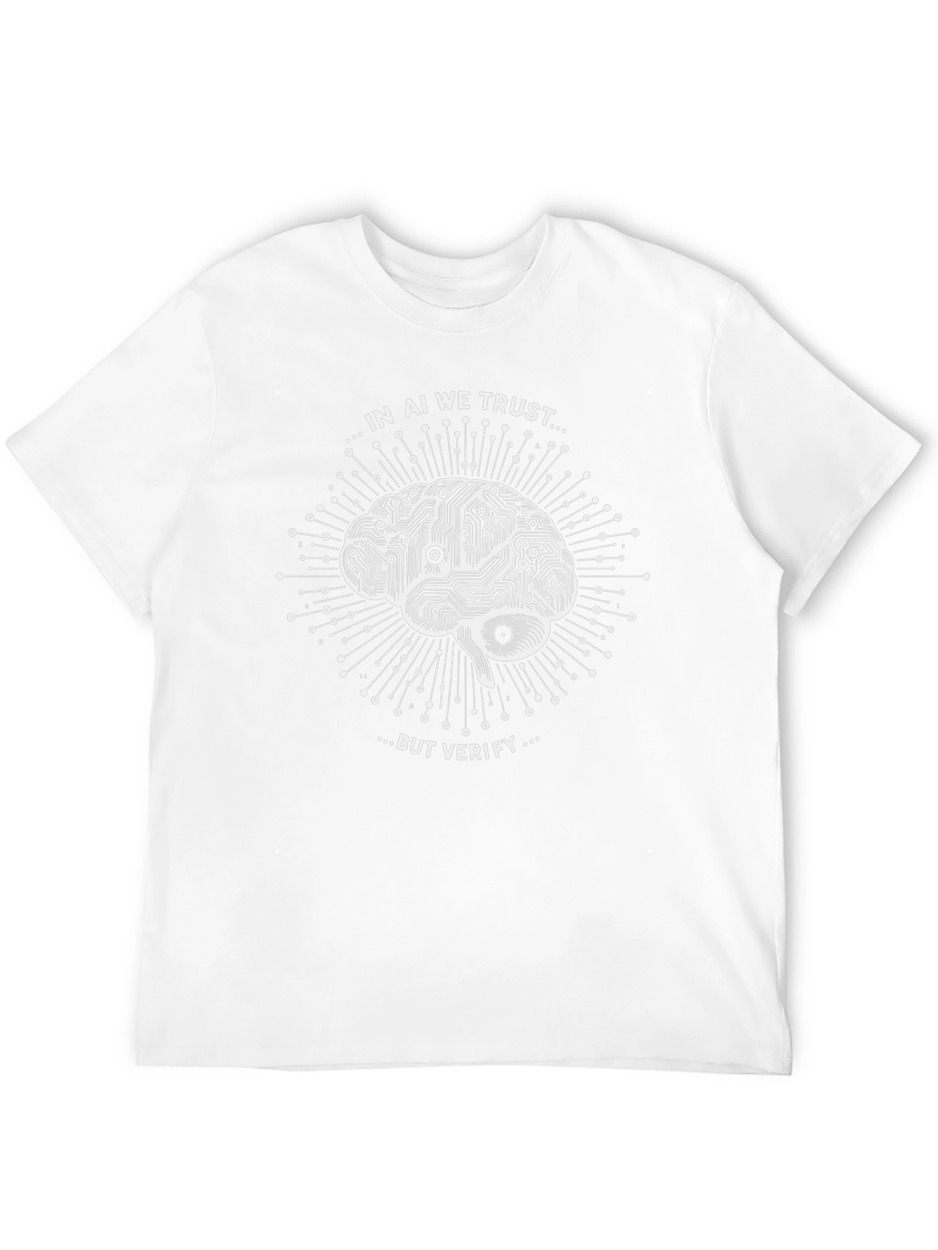 AI Trust T-Shirt - Black Graphic Tee