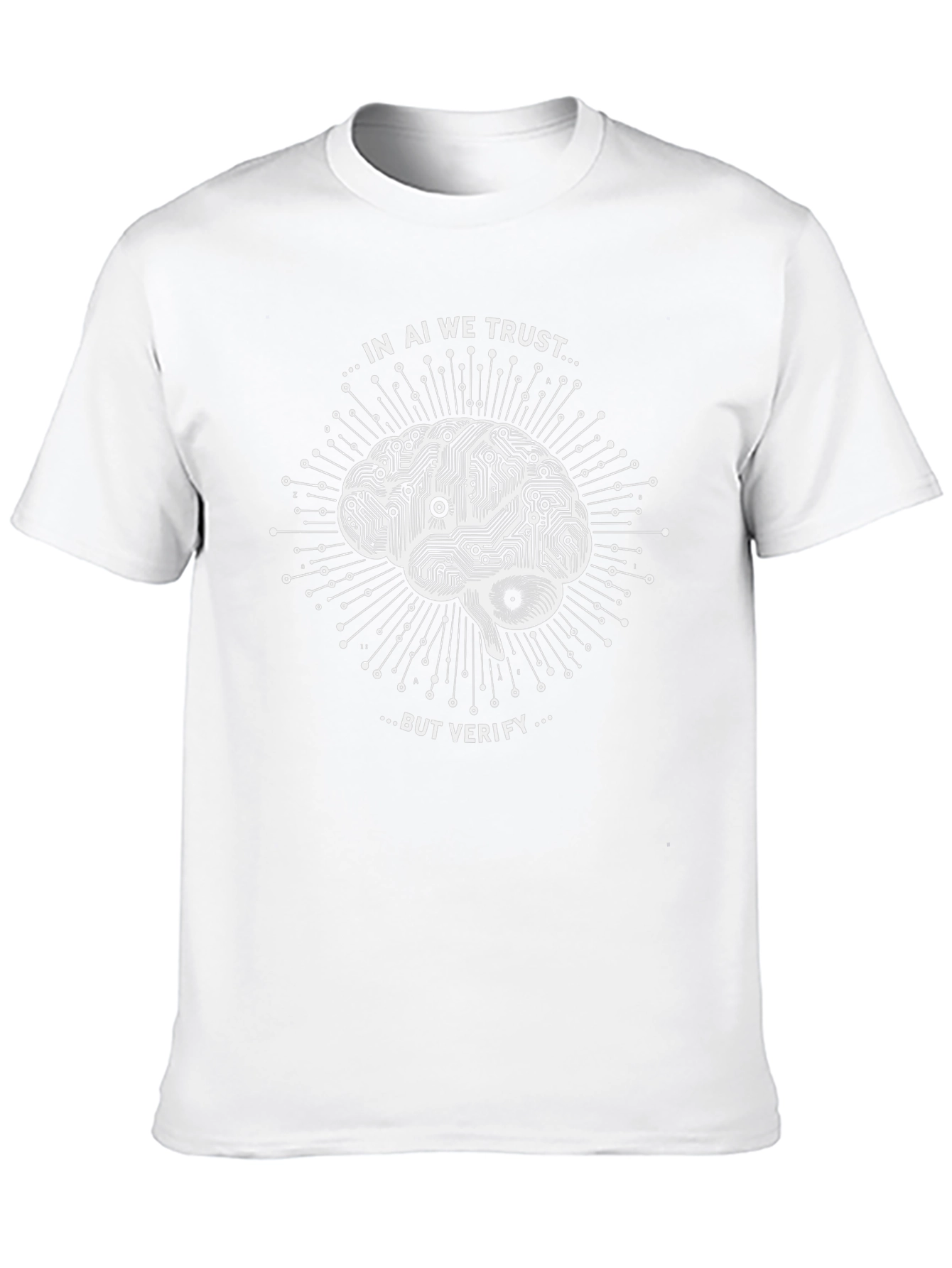 AI Trust T-Shirt - Black Graphic Tee