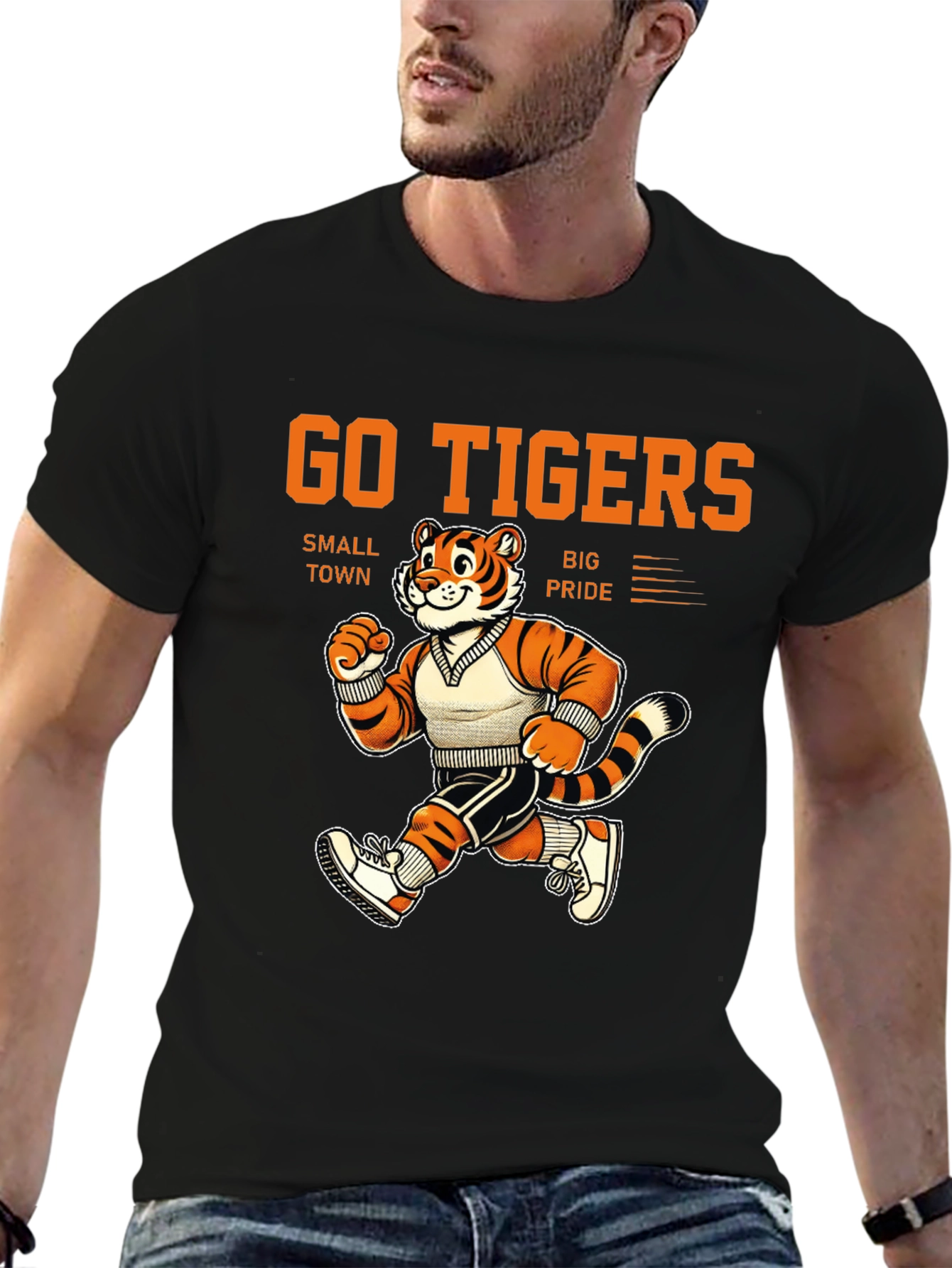 Go Tigers T-Shirt - Small Town Big Pride!
