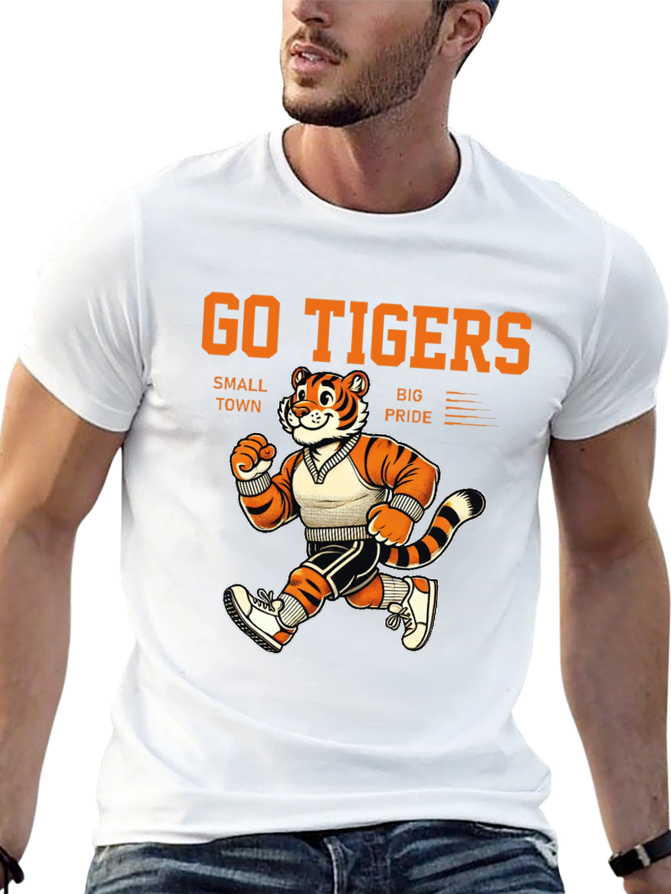Go Tigers T-Shirt - Small Town Big Pride!