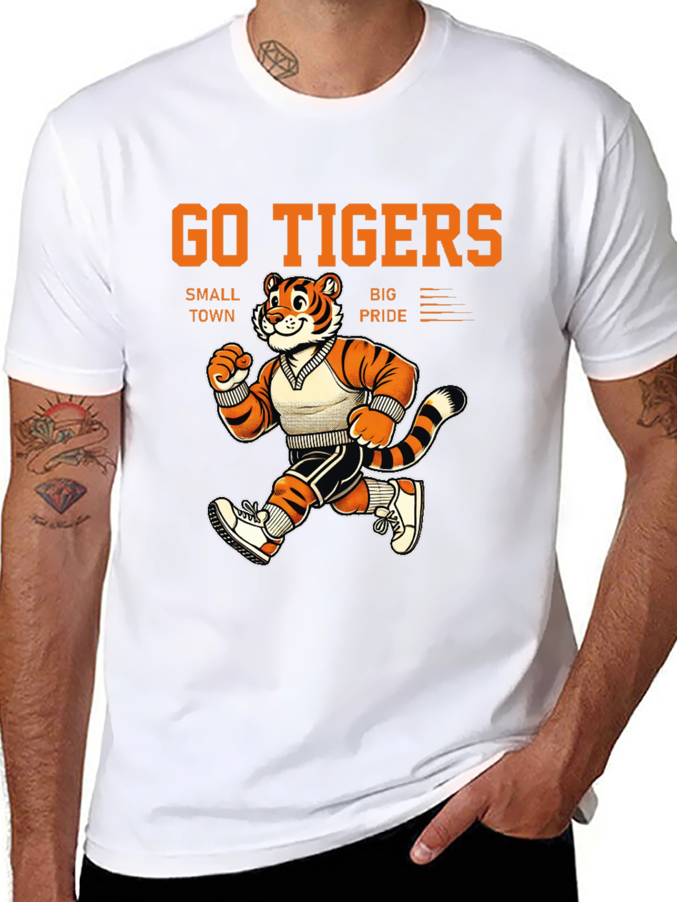 Go Tigers T-Shirt - Small Town Big Pride!