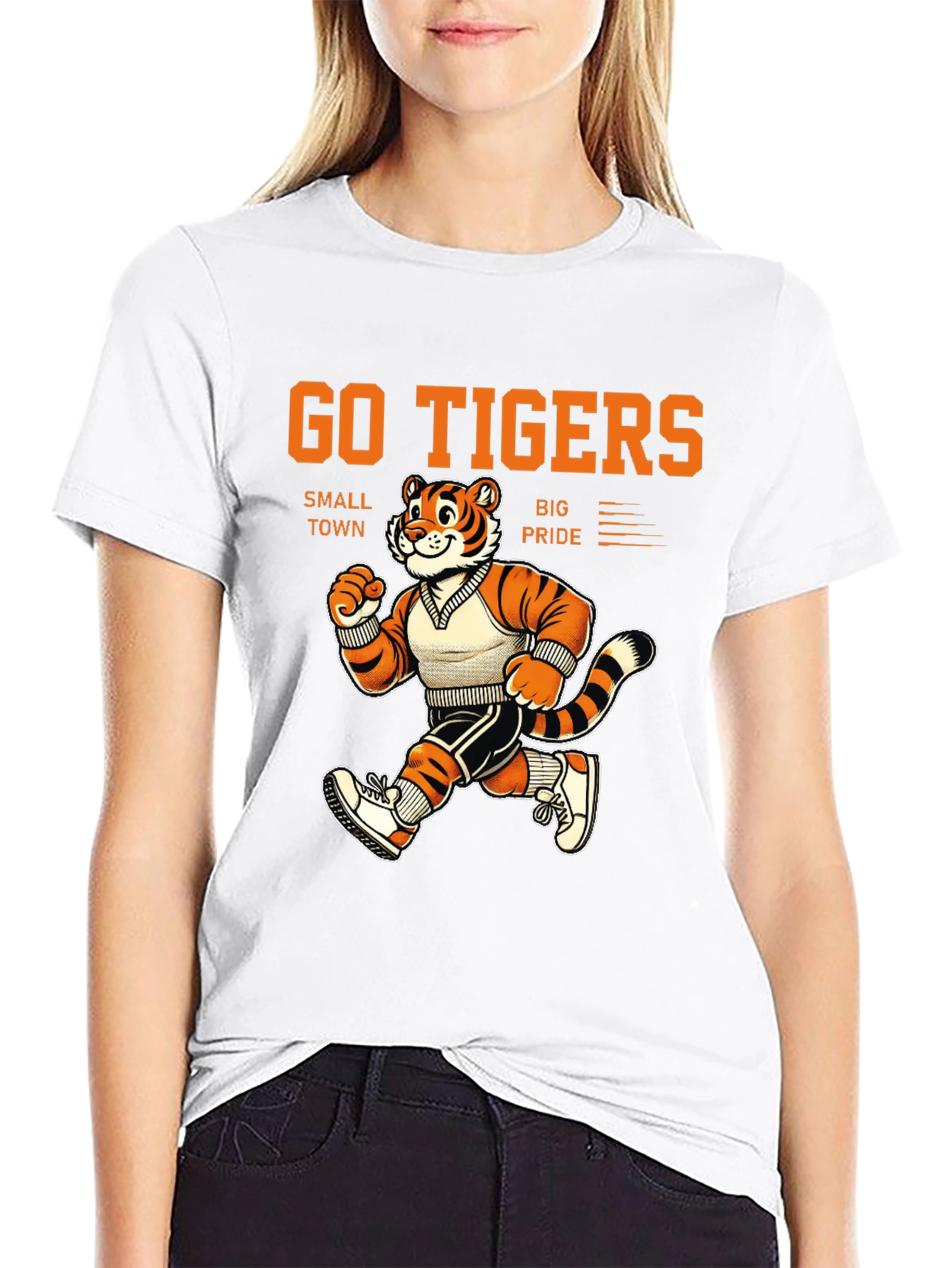 Go Tigers T-Shirt - Small Town Big Pride!