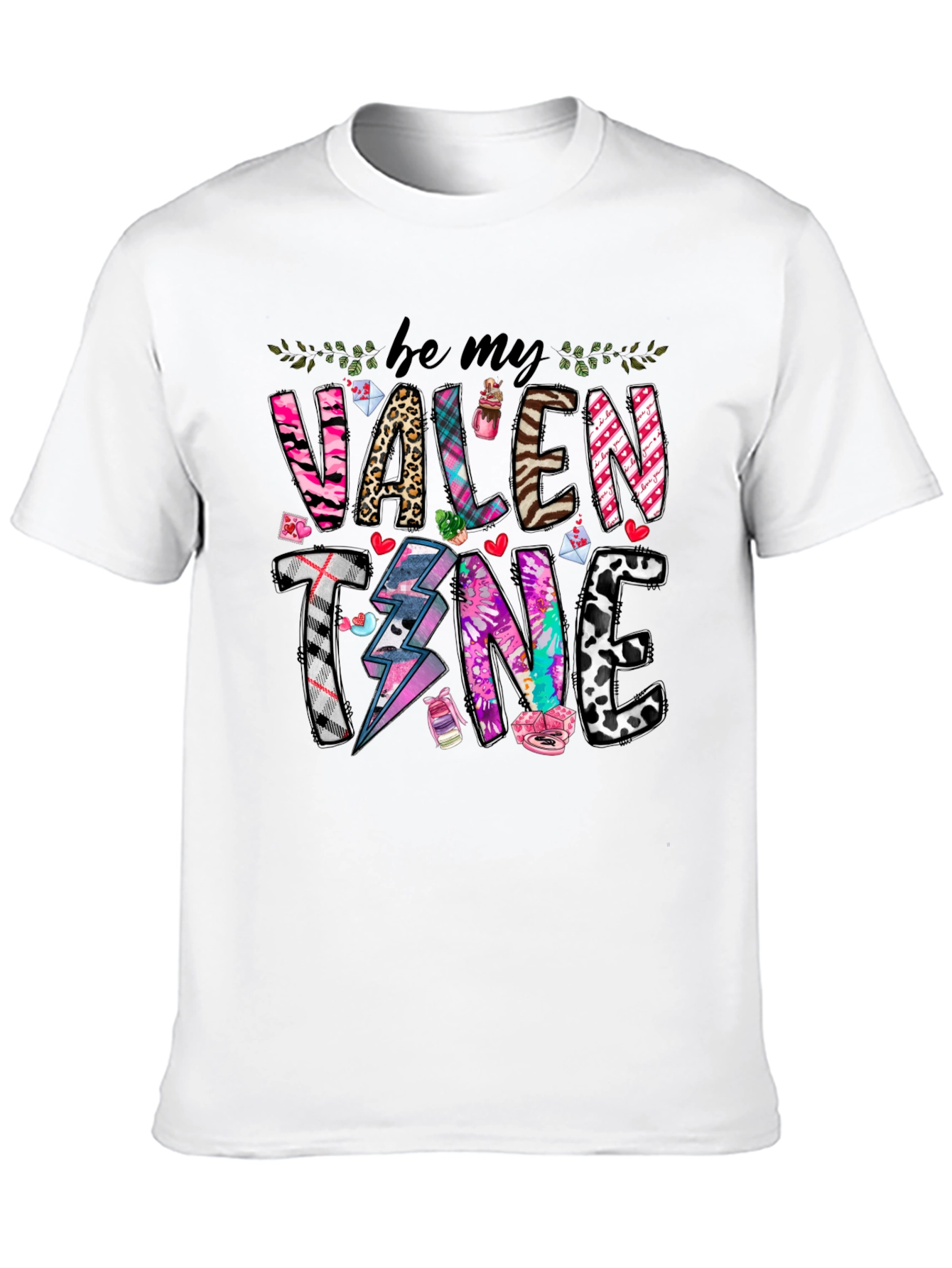 Be My Valentine T-Shirt - Novelty Graphic Tee