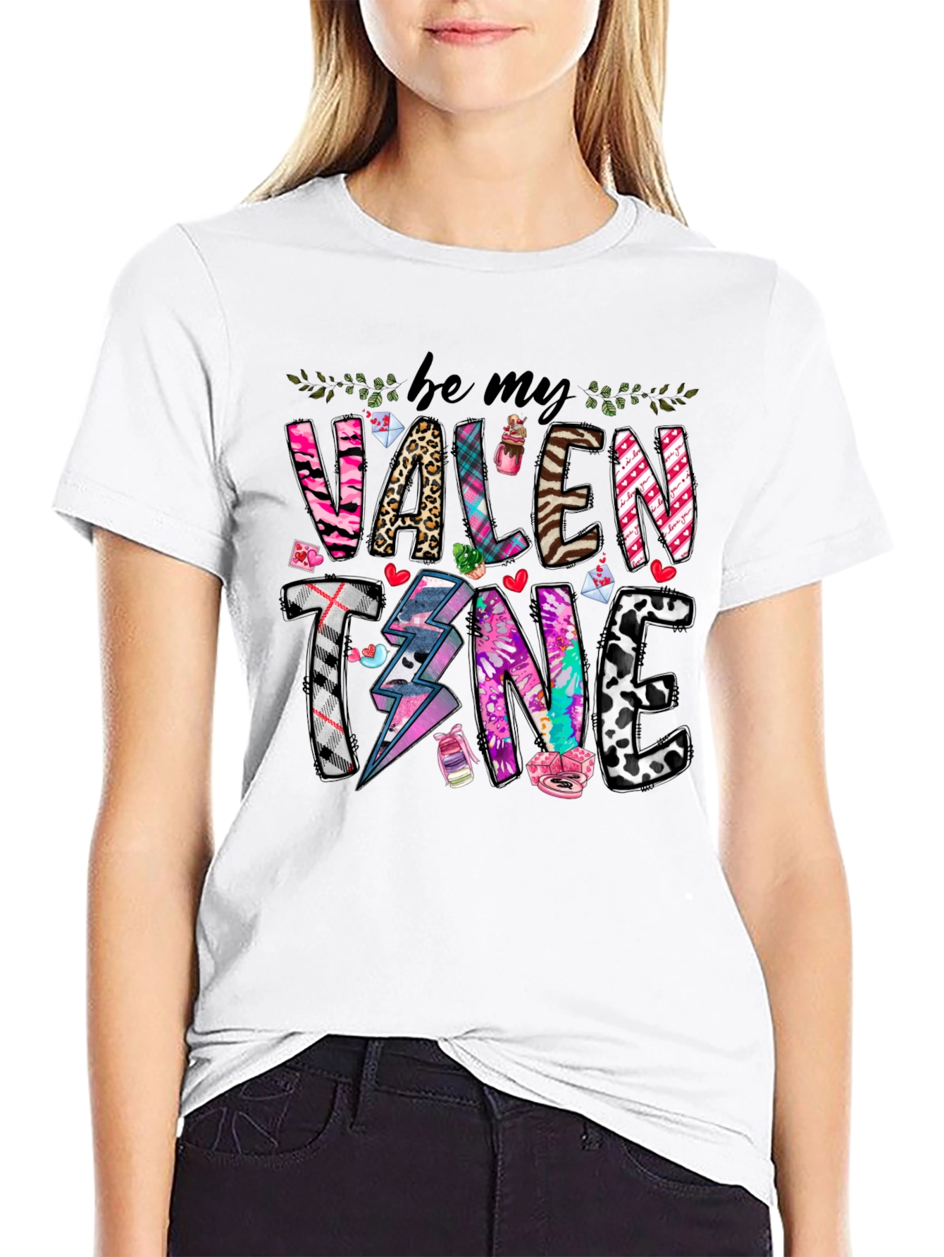 Be My Valentine T-Shirt - Novelty Graphic Tee