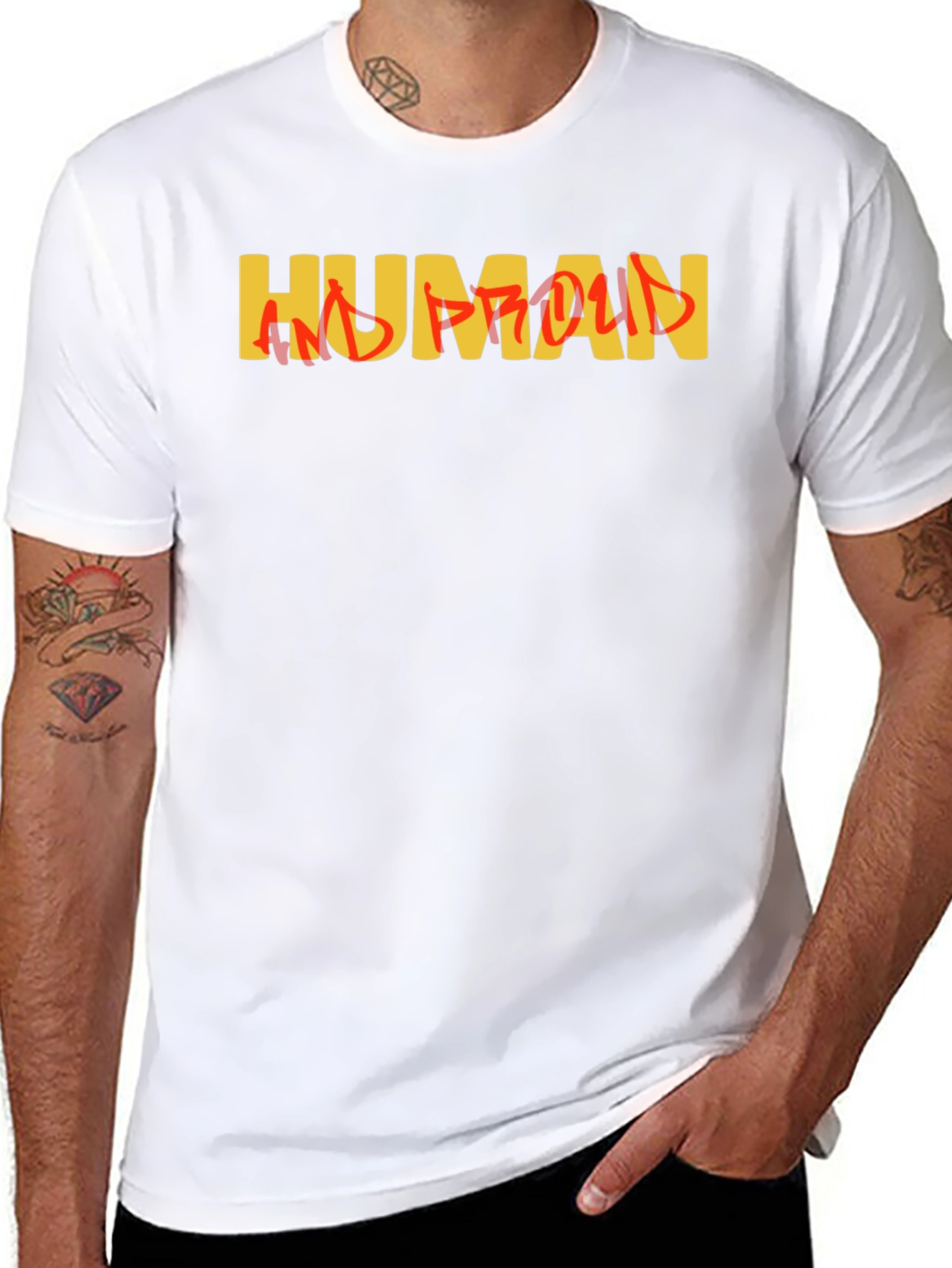 HUMAN T-Shirt - Bold Statement Tee
