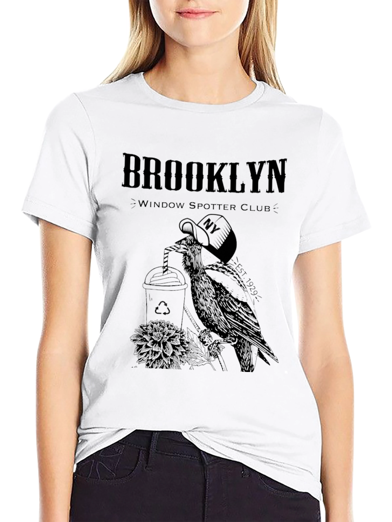 Brooklyn Window Spotter Club Graphic T-Shirt