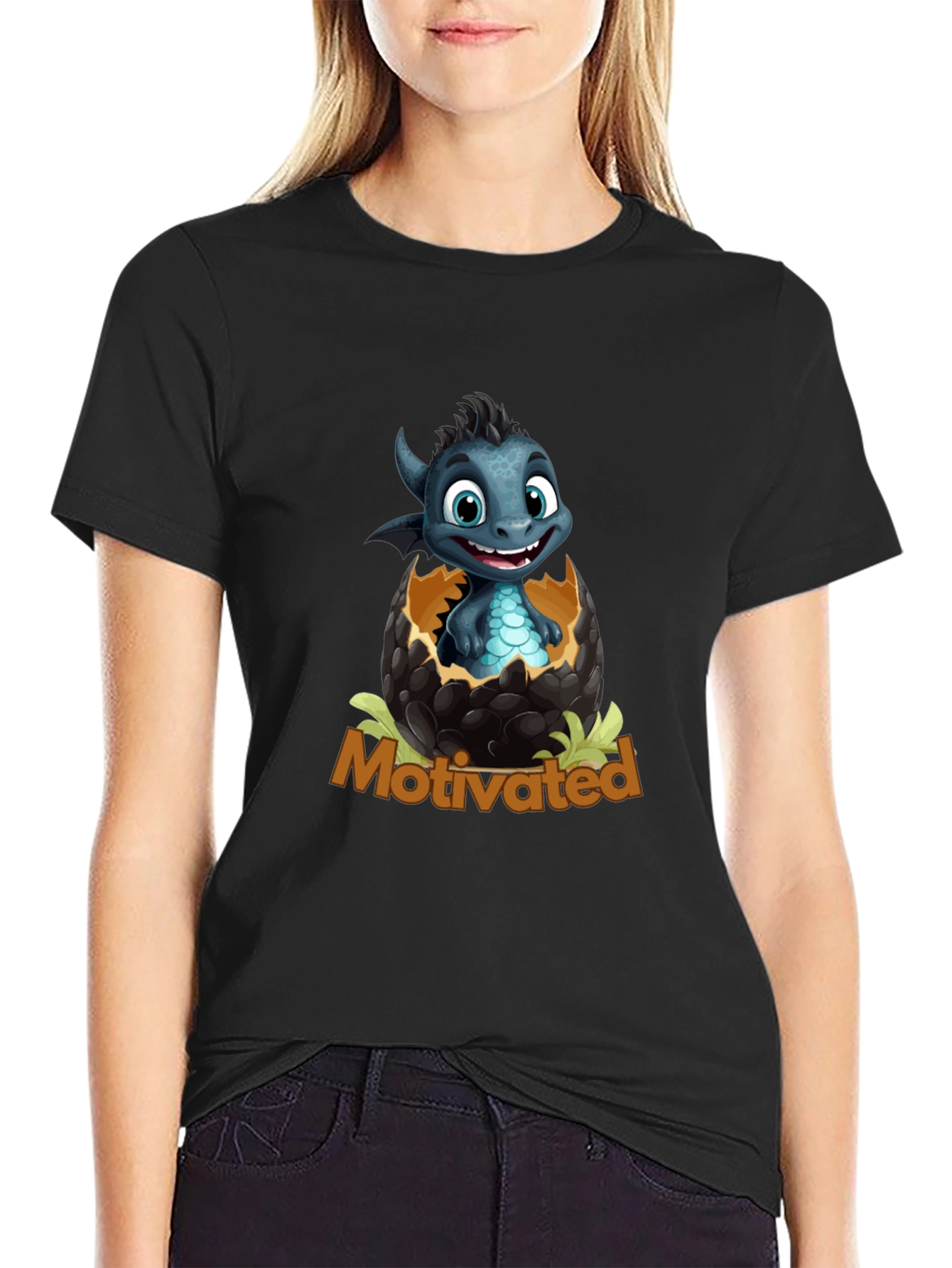 Motivated Baby Dragon Tee