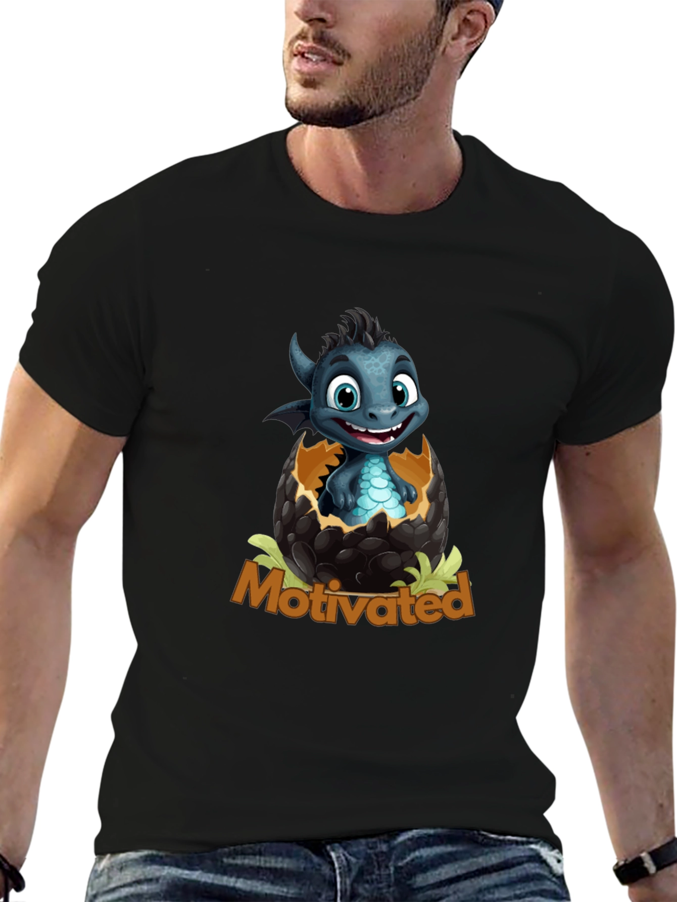 Motivated Baby Dragon Tee