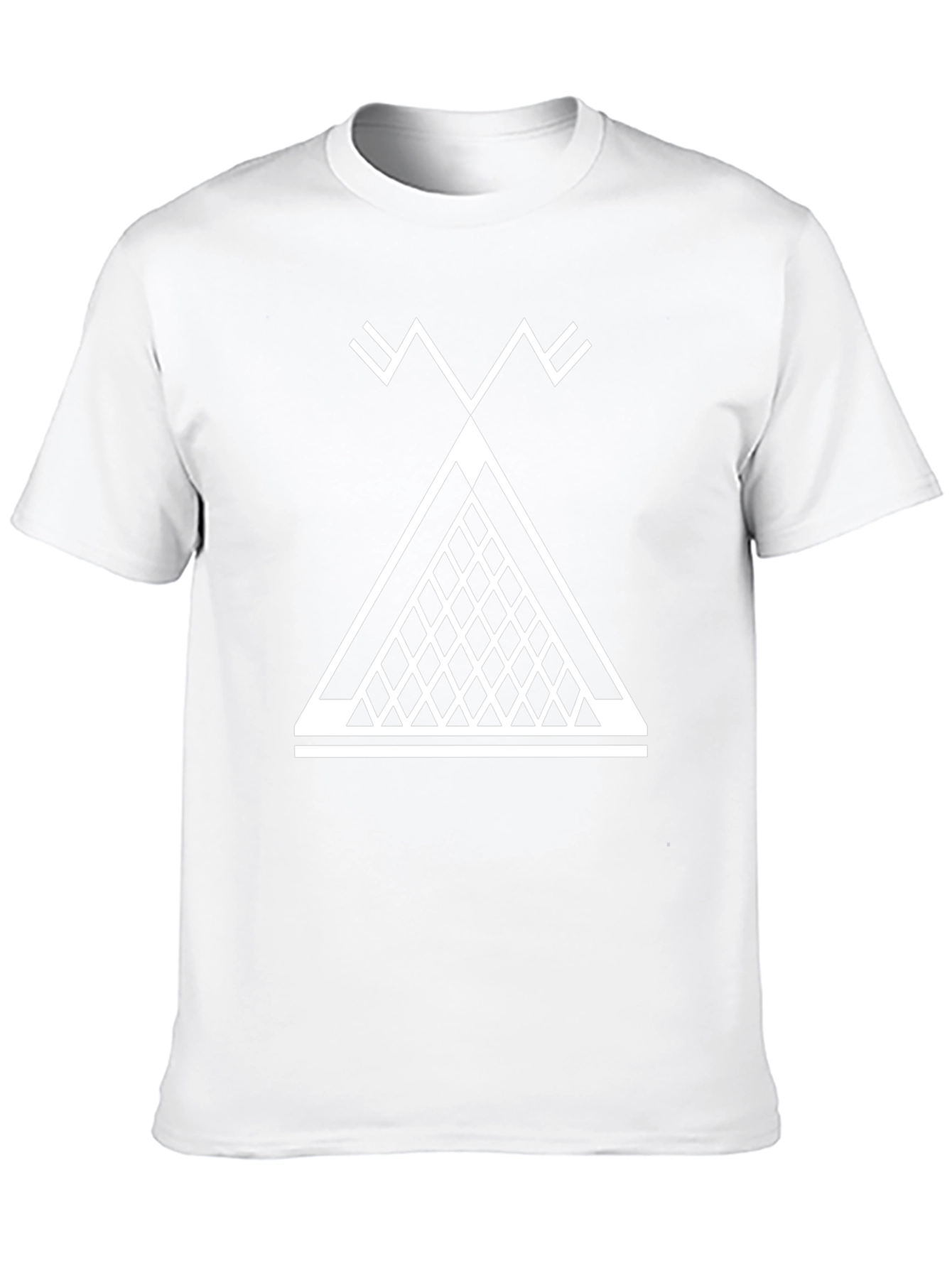 Geometric Tee: Black Graphic T-Shirt