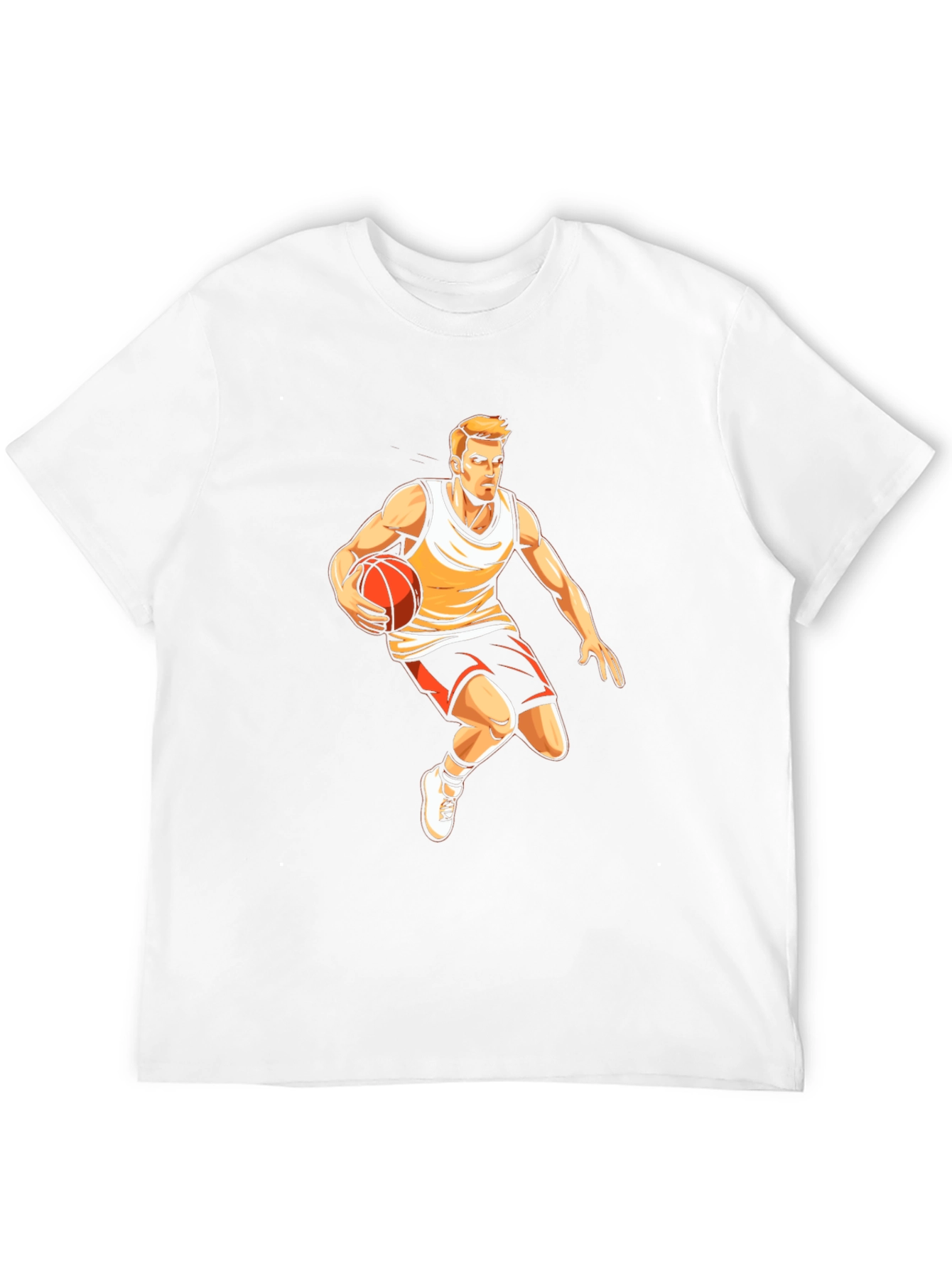 Basketball Player Graphic Black T-Shirt
