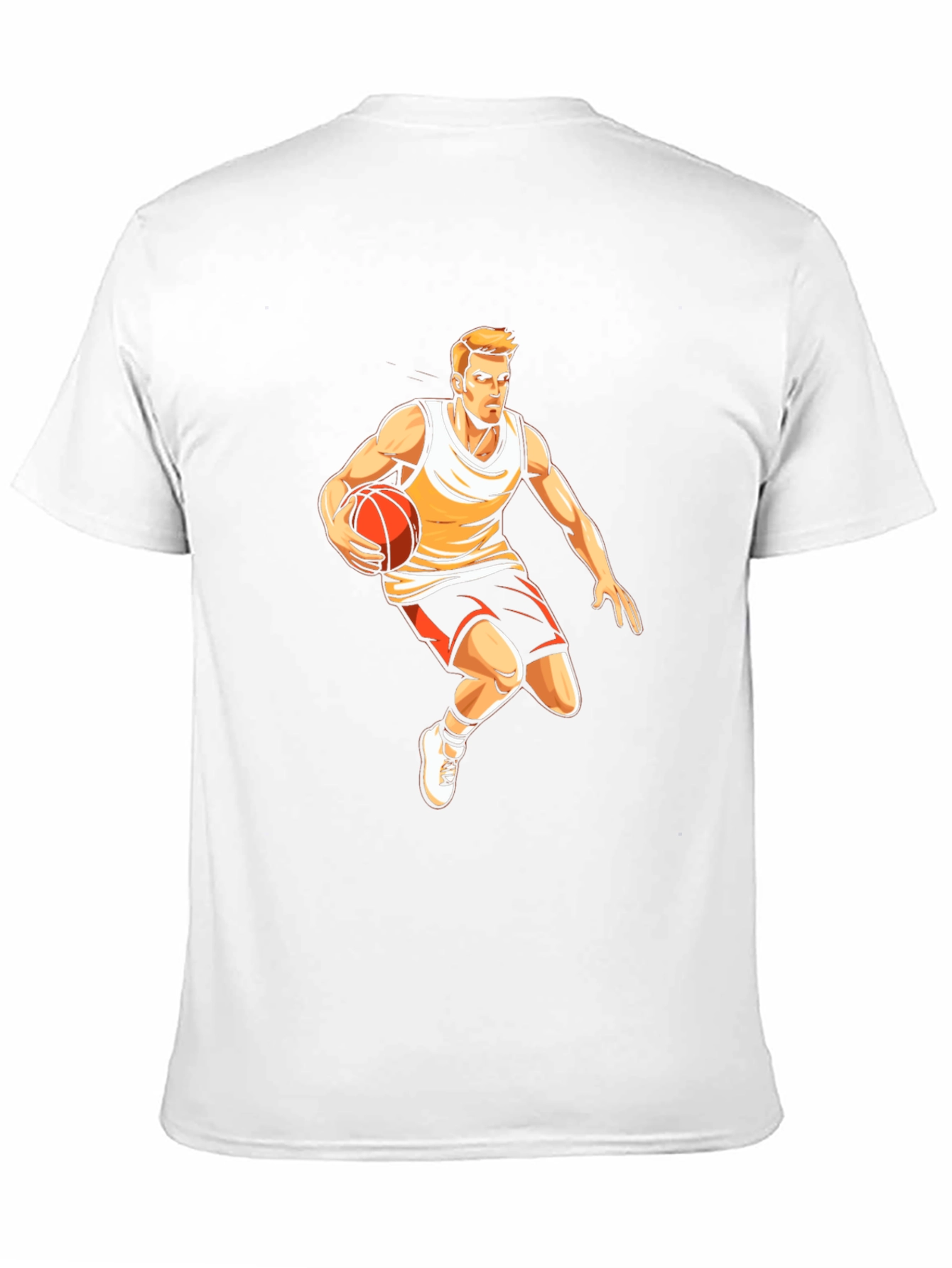 Basketball Player Graphic Black T-Shirt