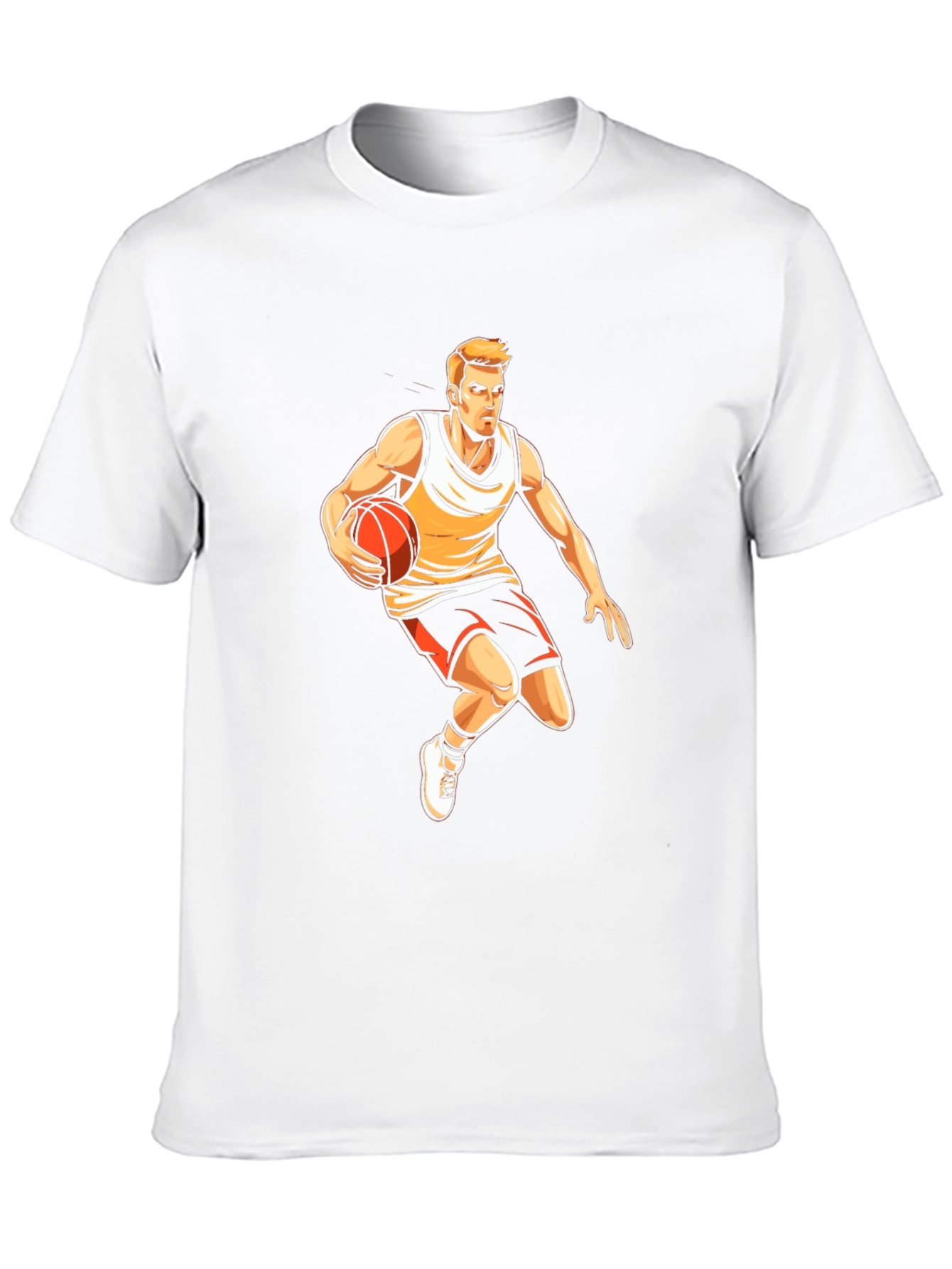 Basketball Player Graphic Black T-Shirt