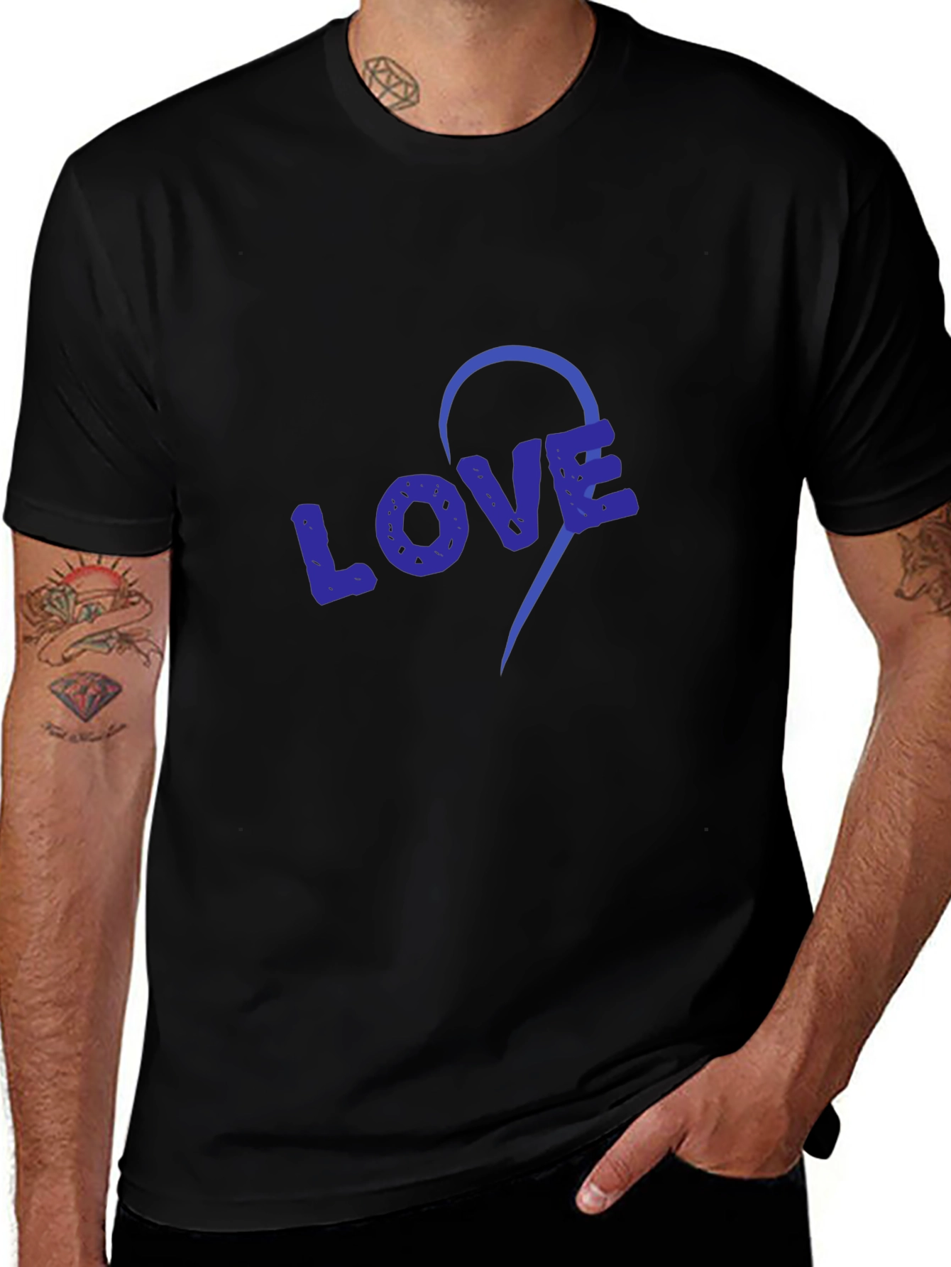 Love Heart Graphic T-Shirt - Unisex