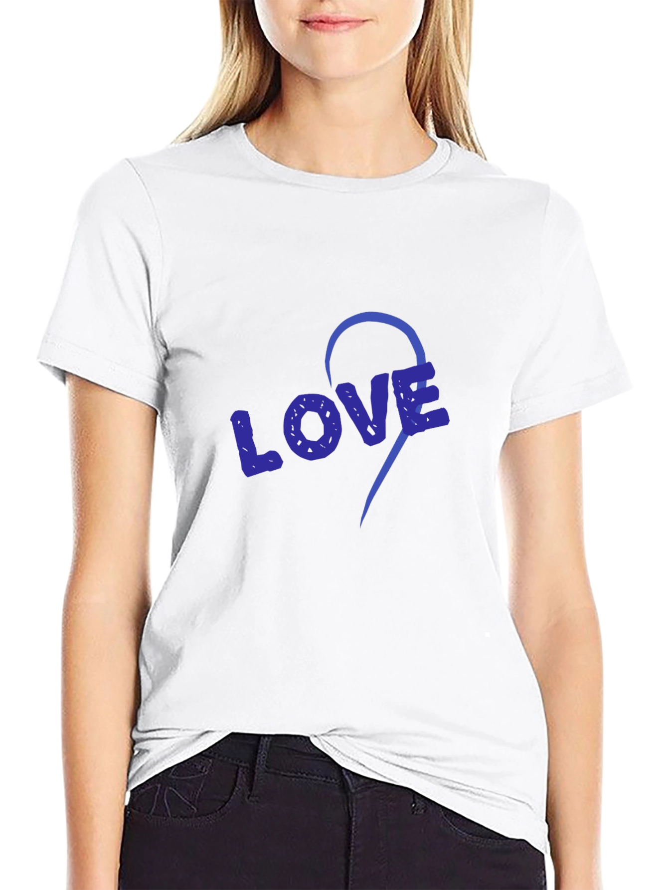 Love Heart Graphic T-Shirt - Unisex