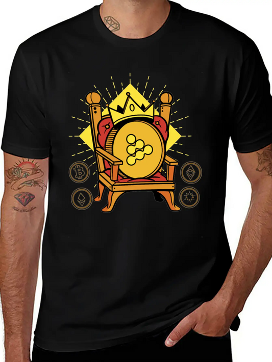 IExec RLC Is King Crypto Unisex Casual T-Shirt – Clean Design For Daily Comfort