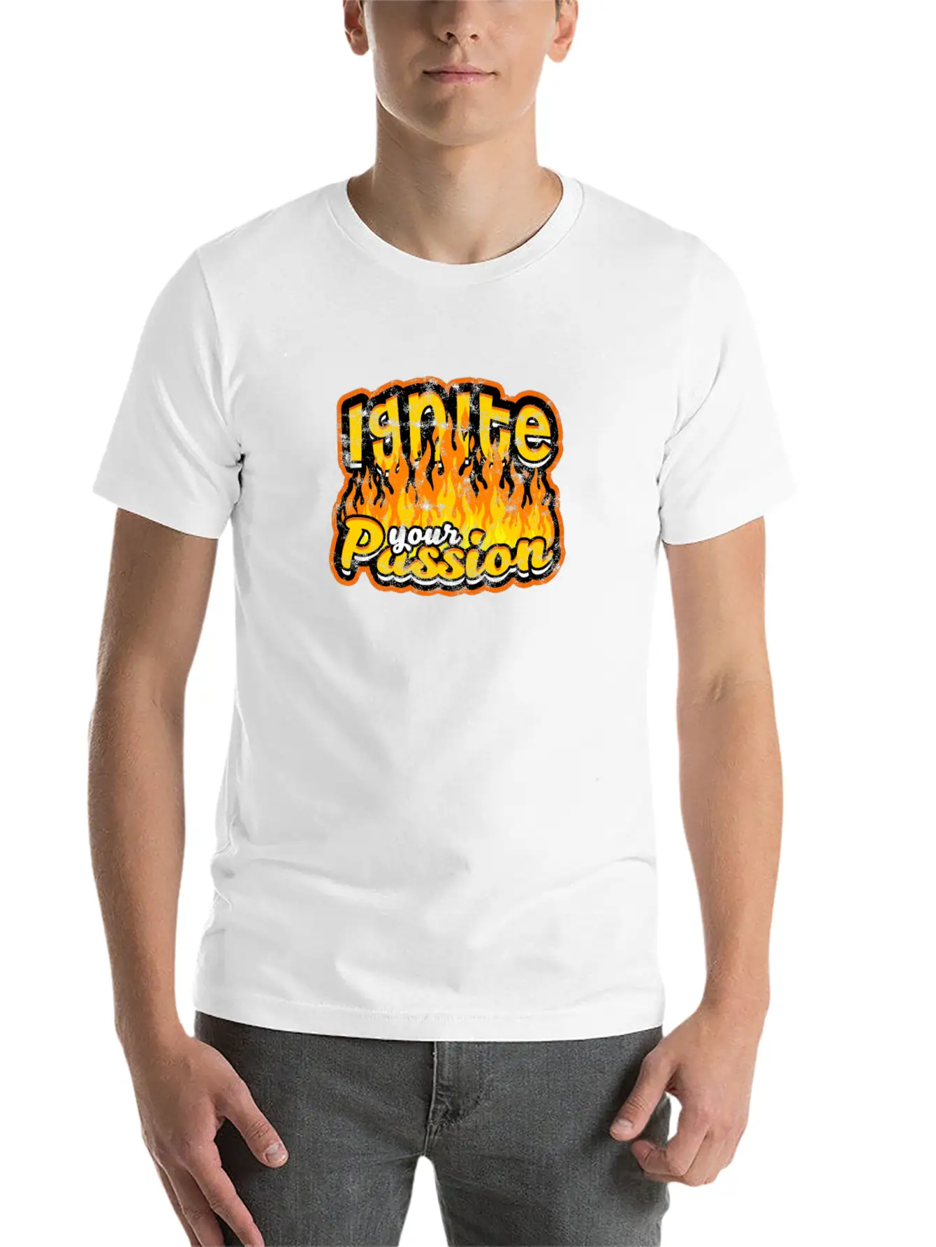 Ignite Your Passion - Spark Unisex Casual T-Shirt – Clean Design For Daily Comfort