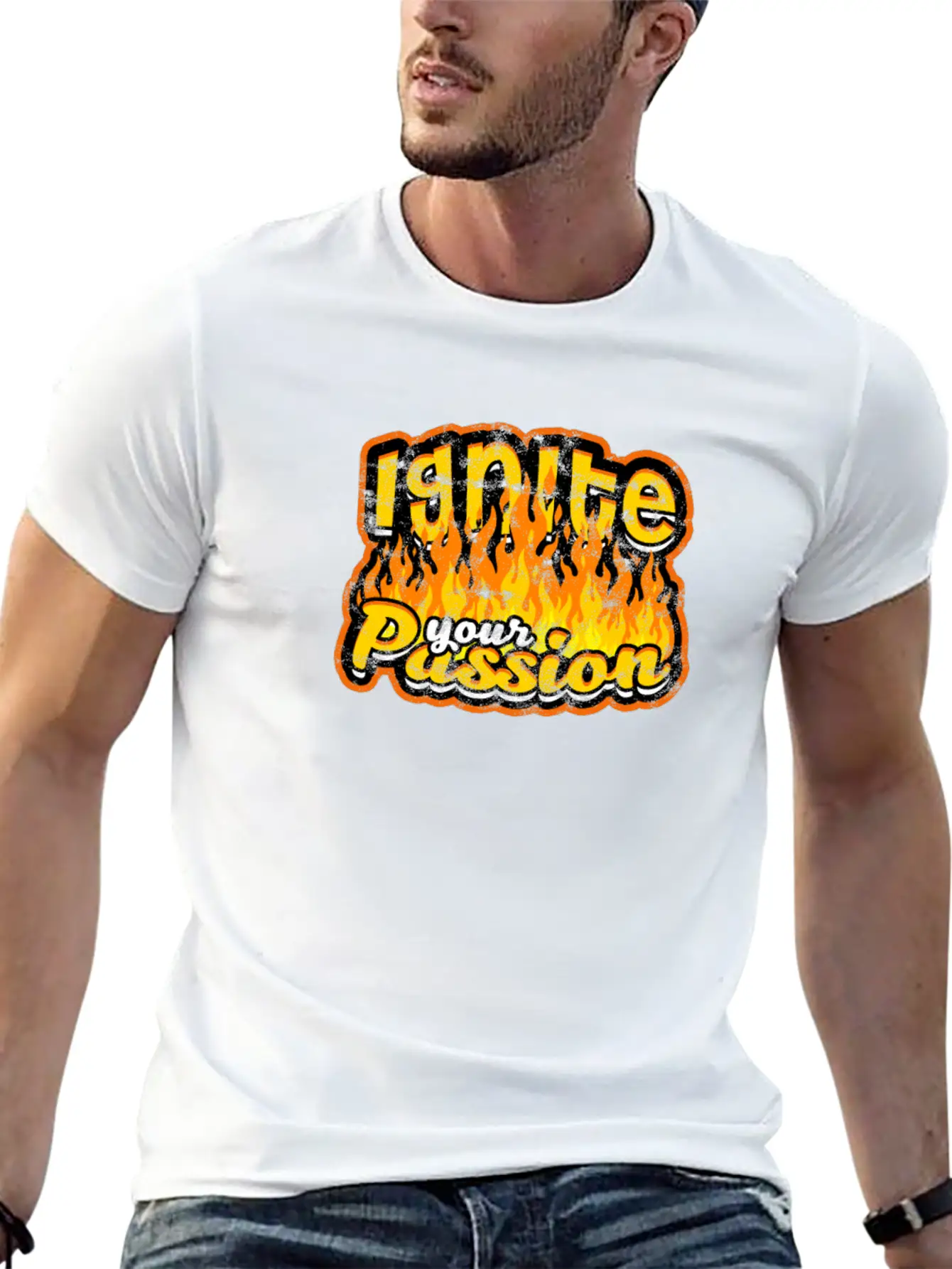 Ignite Your Passion - Spark Unisex Casual T-Shirt – Clean Design For Daily Comfort