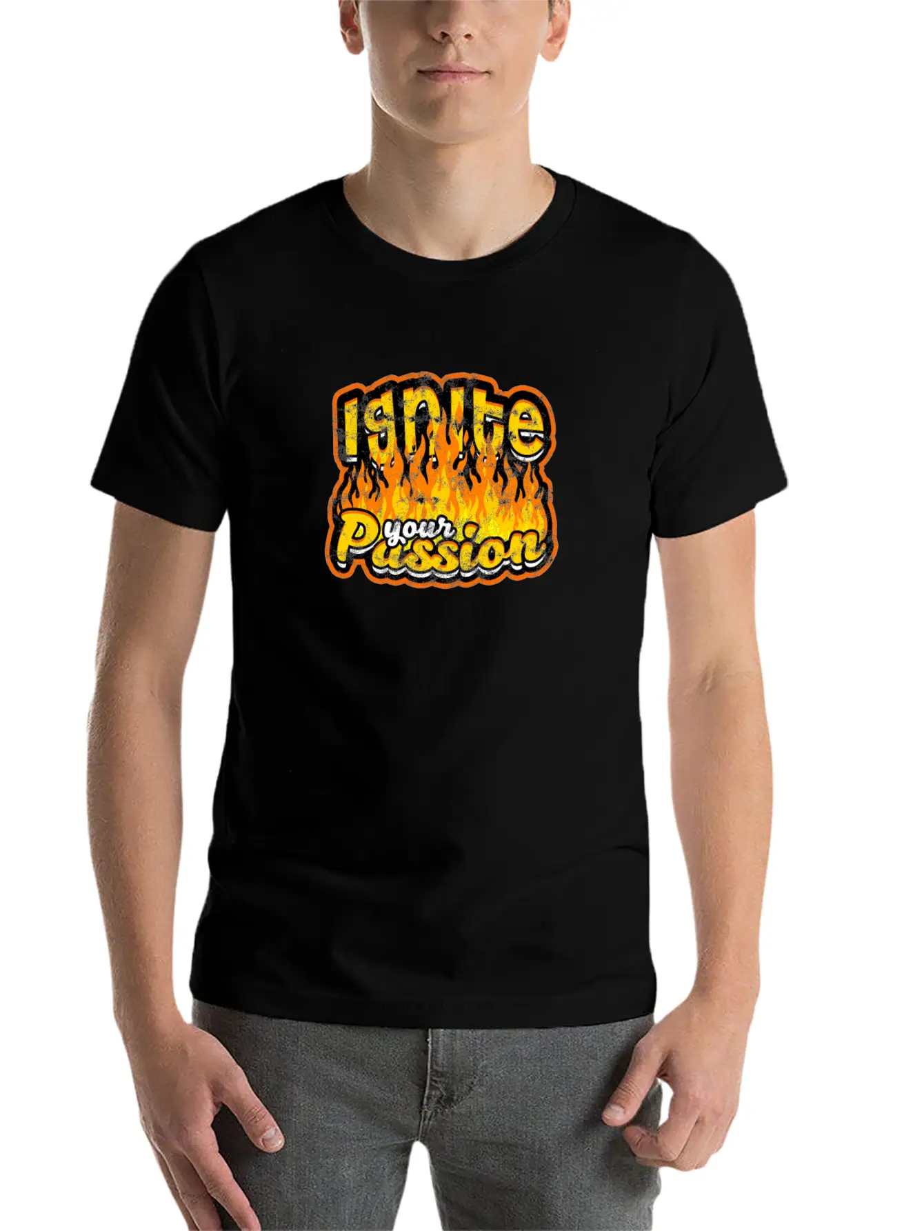 Ignite Your Passion - Spark Unisex Casual T-Shirt – Clean Design For Daily Comfort