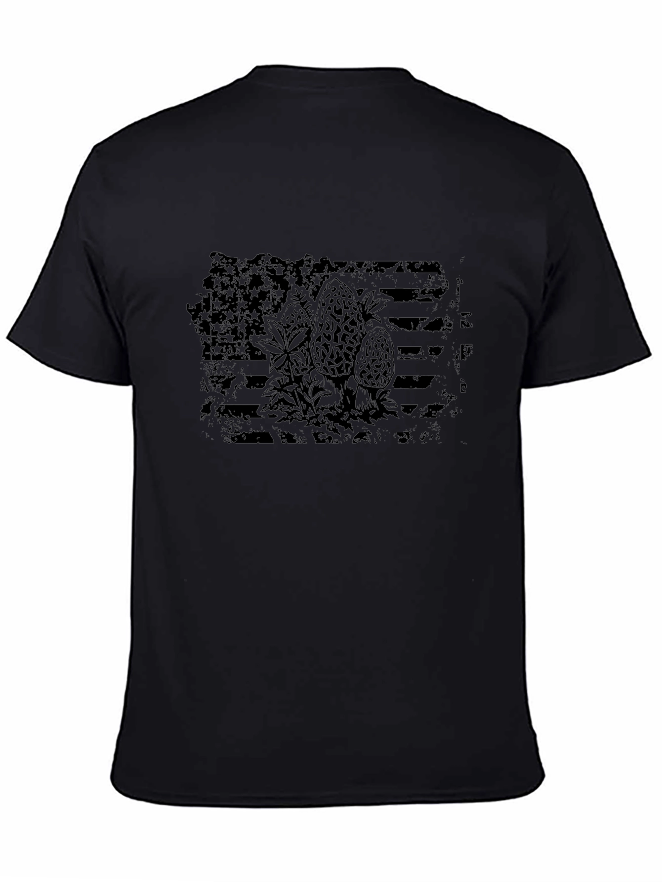American Flag Morels Graphic T-Shirt