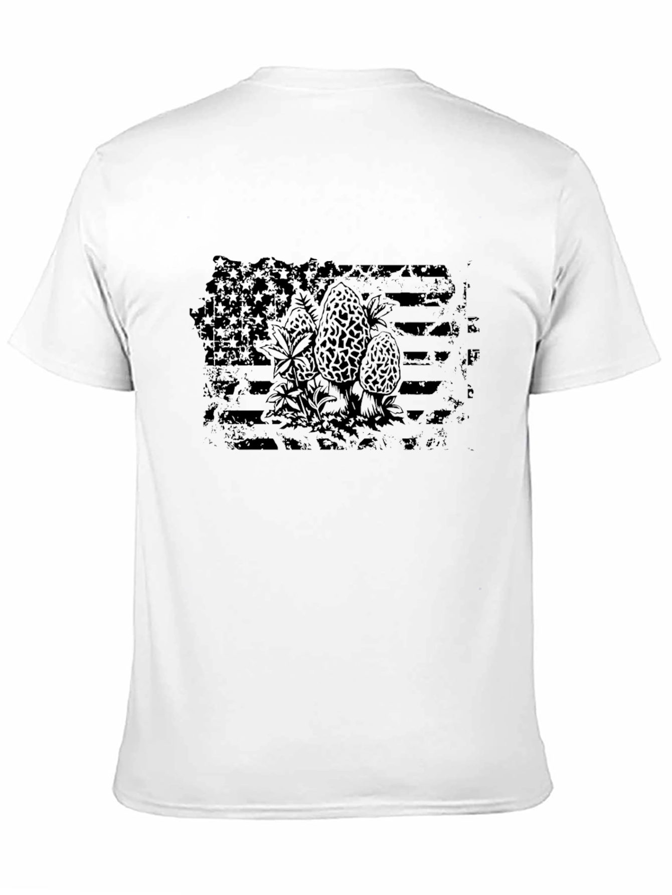 American Flag Morels Graphic T-Shirt
