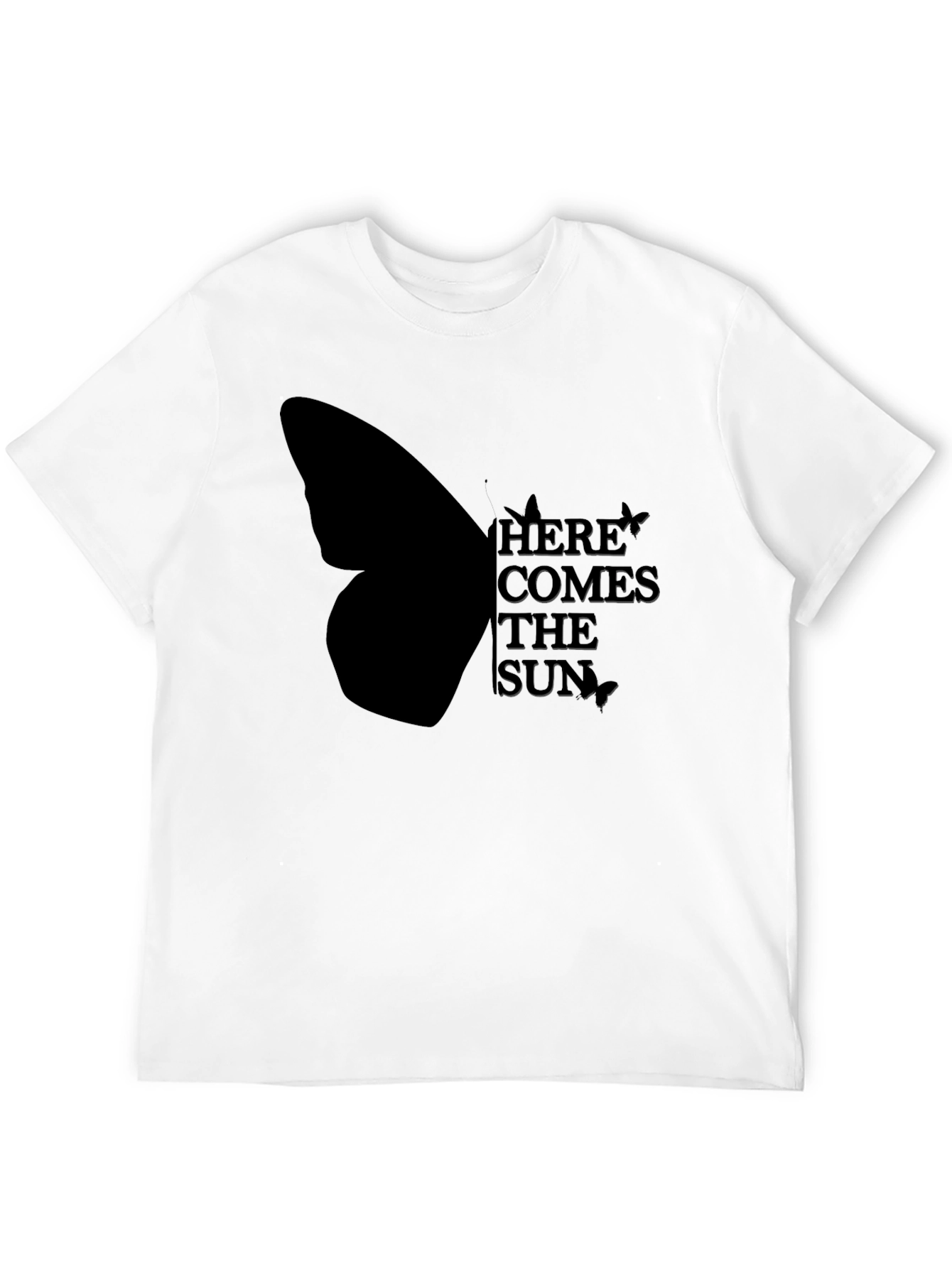 Here Comes the Sun Black Graphic Tee