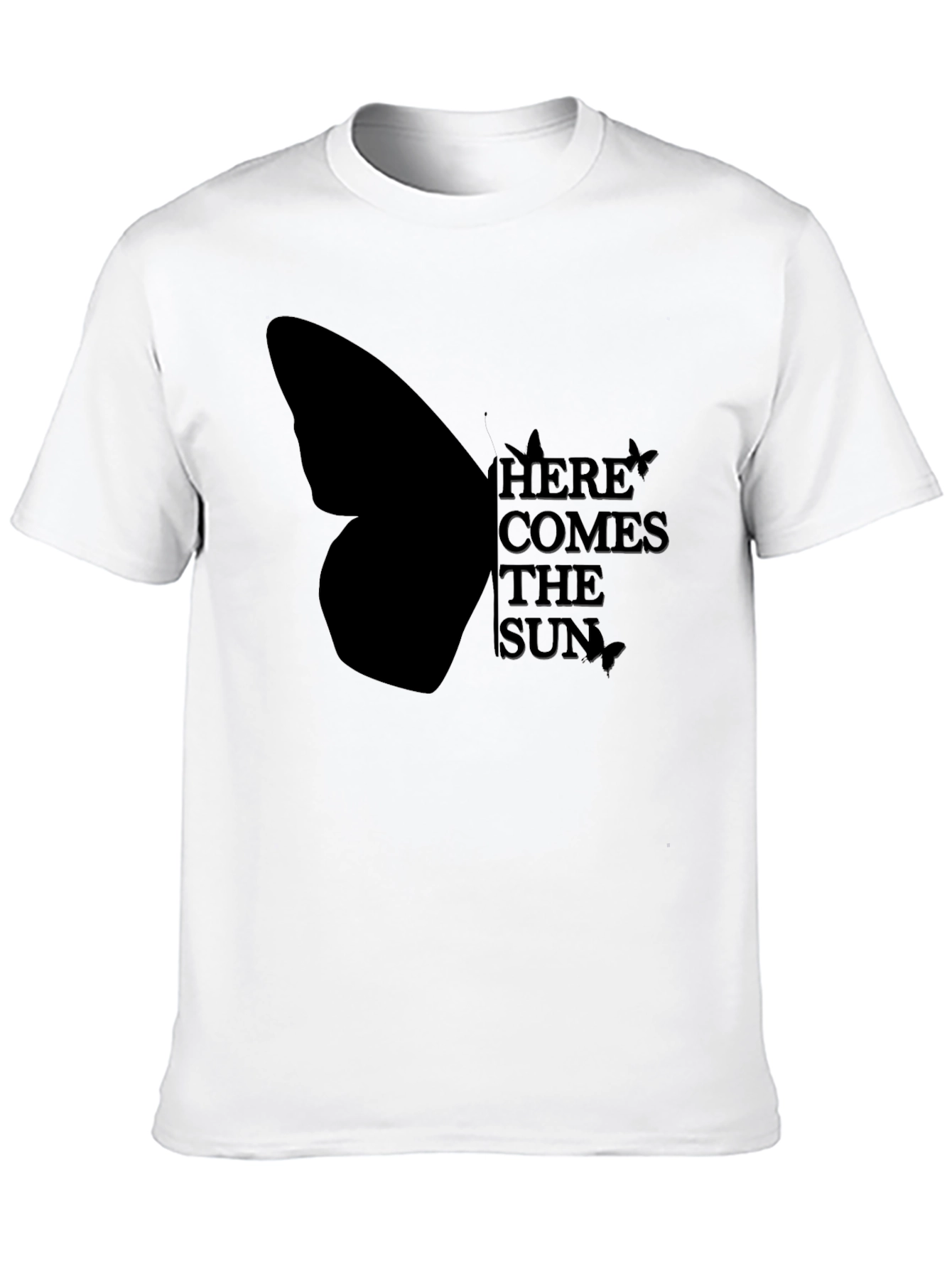 Here Comes the Sun Black Graphic Tee