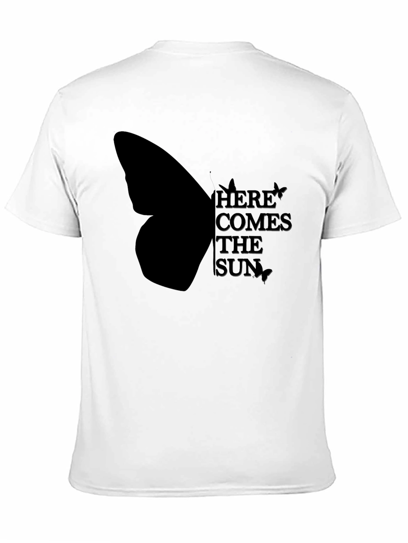 Here Comes the Sun Black Graphic Tee