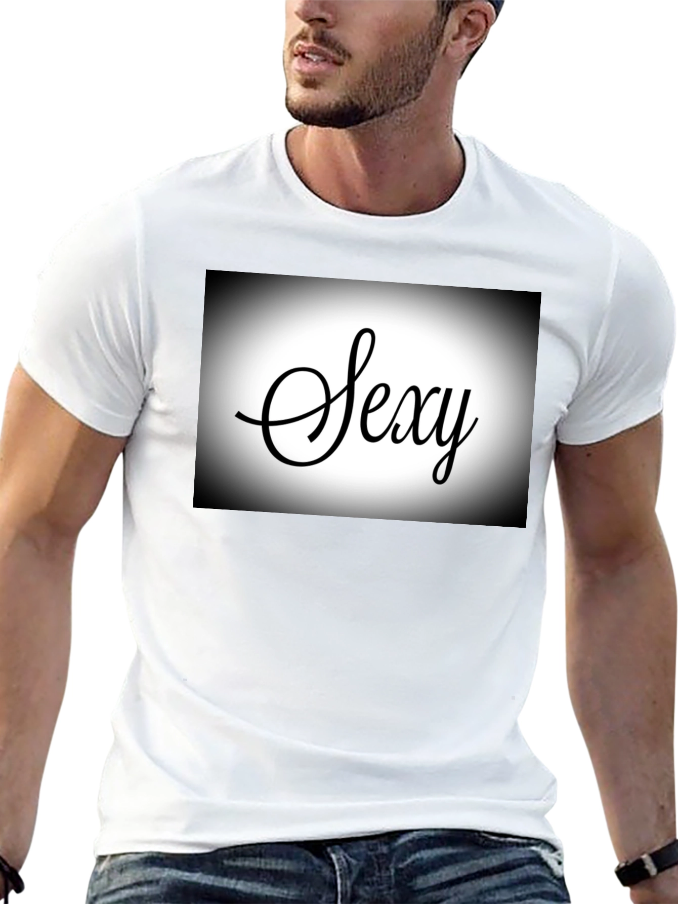 Sexy Script Black T-Shirt