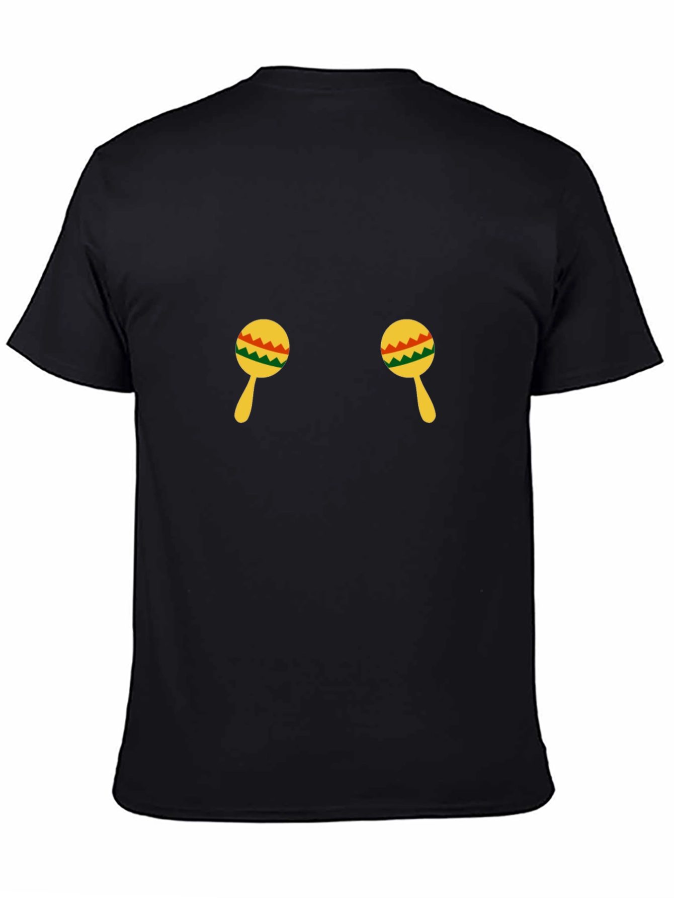 Maraca Graphic Tee - Black Crew Neck