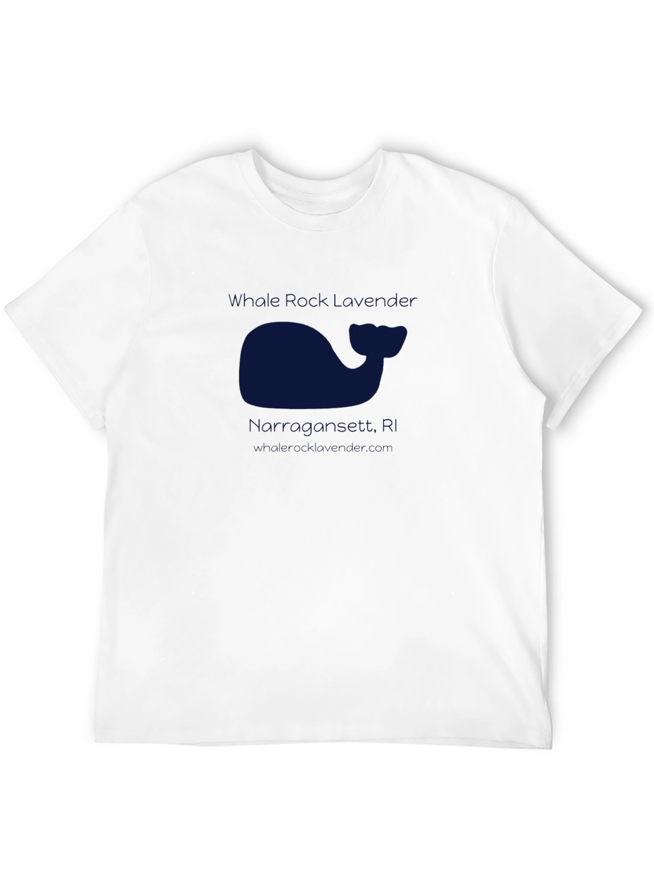 Mens Black T-Shirt with Whale Graphic Print Casual Tee