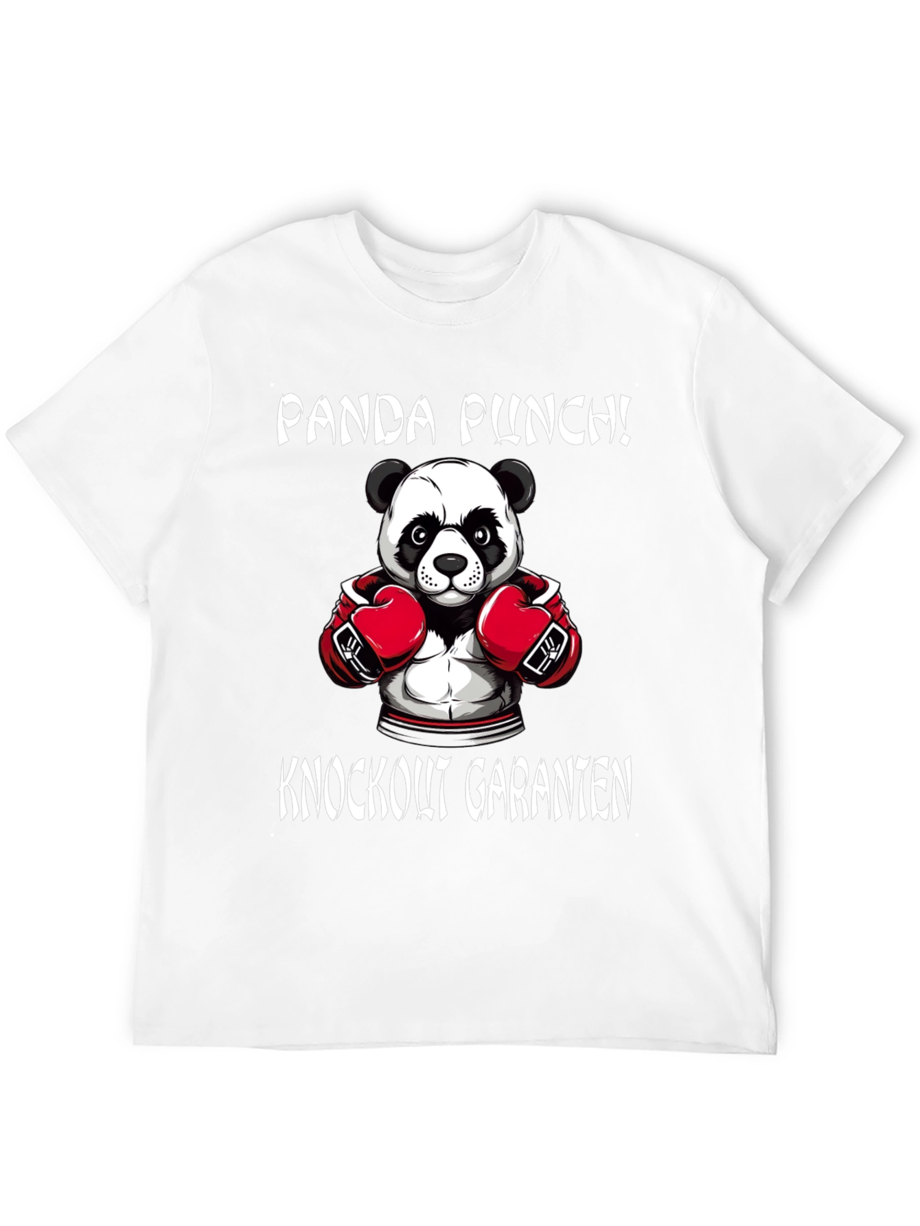 Panda Punch T-Shirt - Knockout Panda Boxer Tee