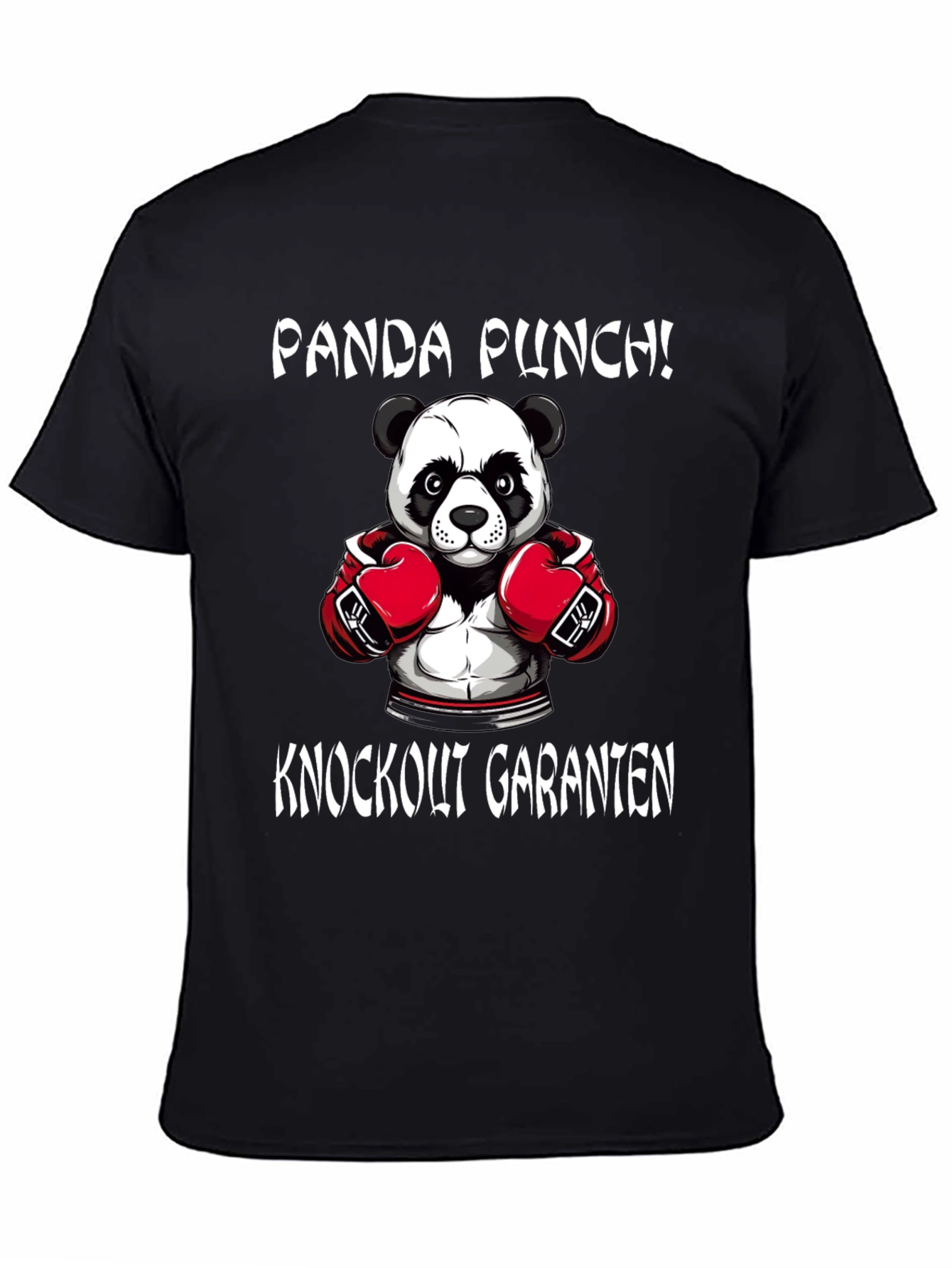 Panda Punch T-Shirt - Knockout Panda Boxer Tee