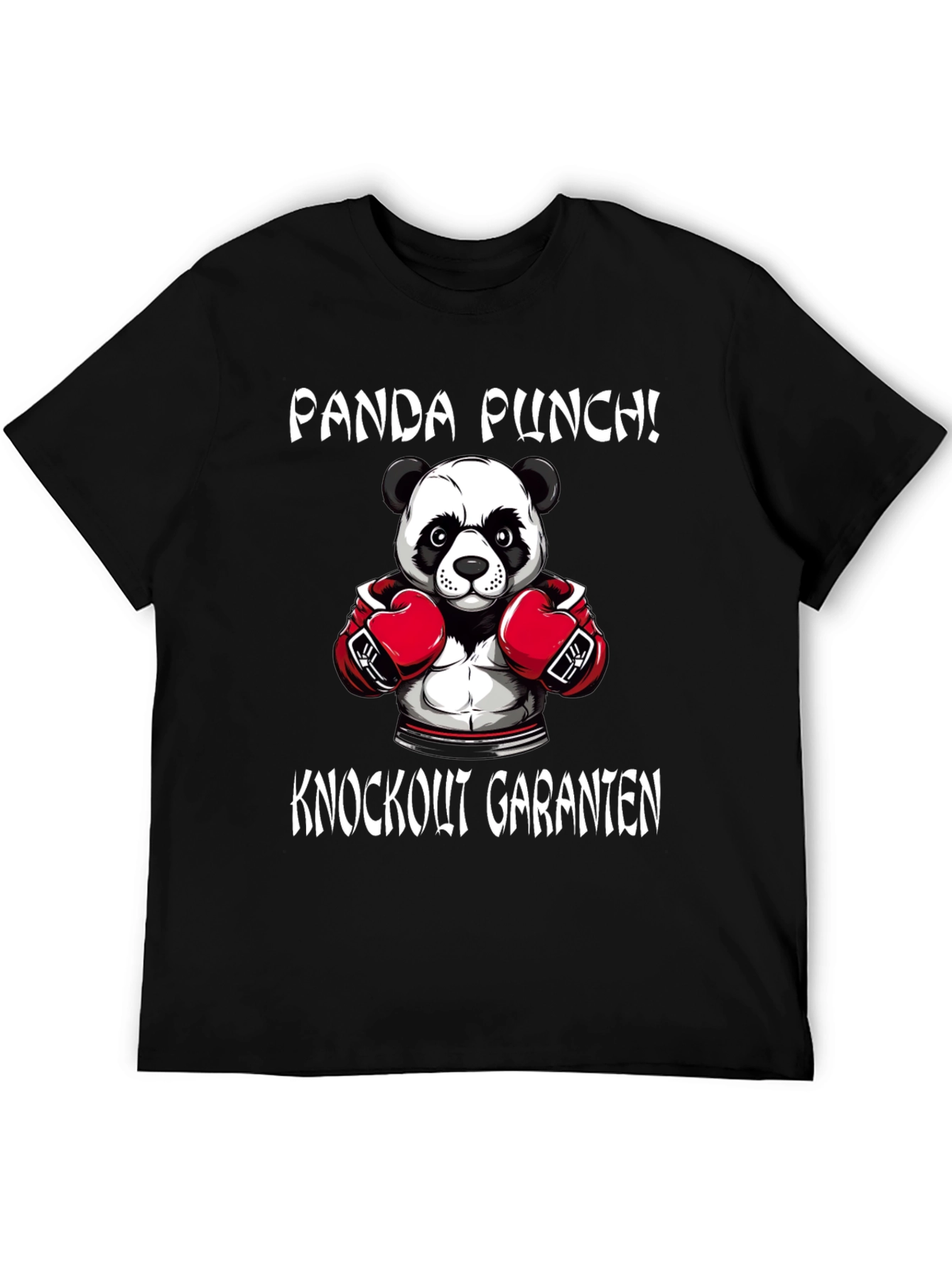 Panda Punch T-Shirt - Knockout Panda Boxer Tee